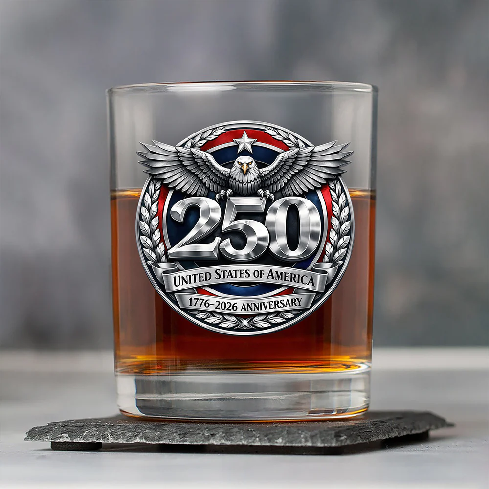 United States Of America 1776-2026 Anniversary Whiskey Glass CH07 910392 - Image 4