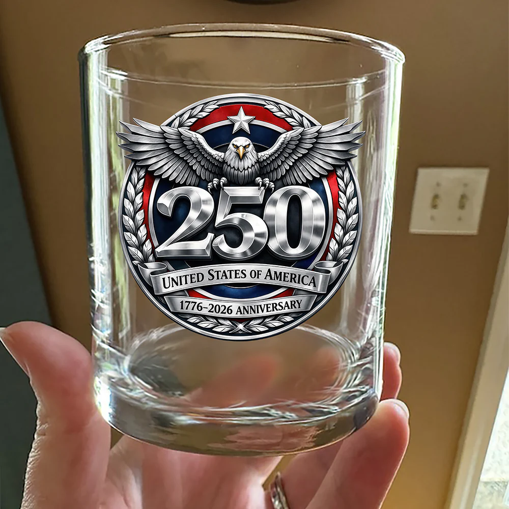 United States Of America 1776-2026 Anniversary Whiskey Glass CH07 910392 - Image 5