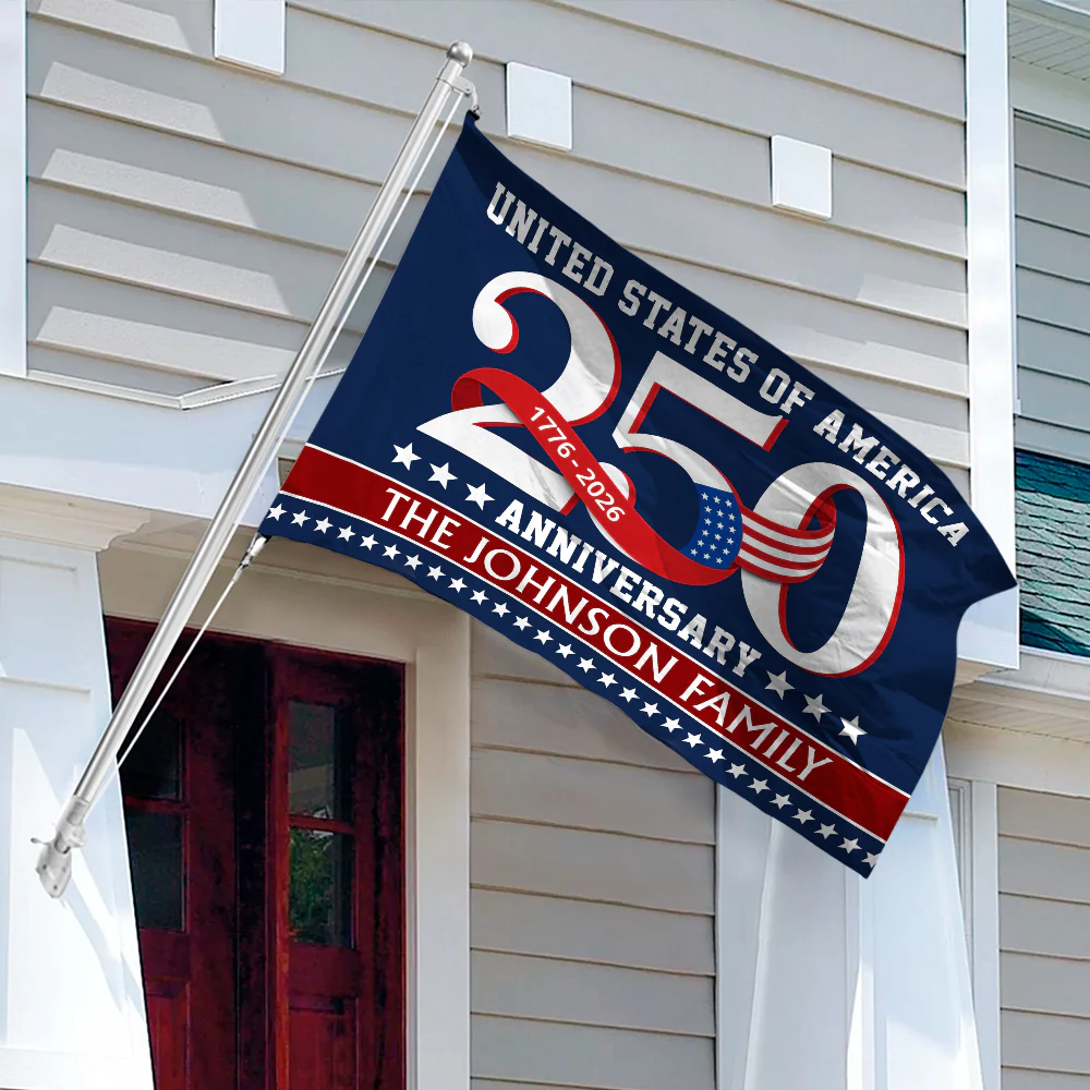 United States of America 1776 2026 House Flag 250 Years Patriotic Gift Decor CH07 910126 - Image 5