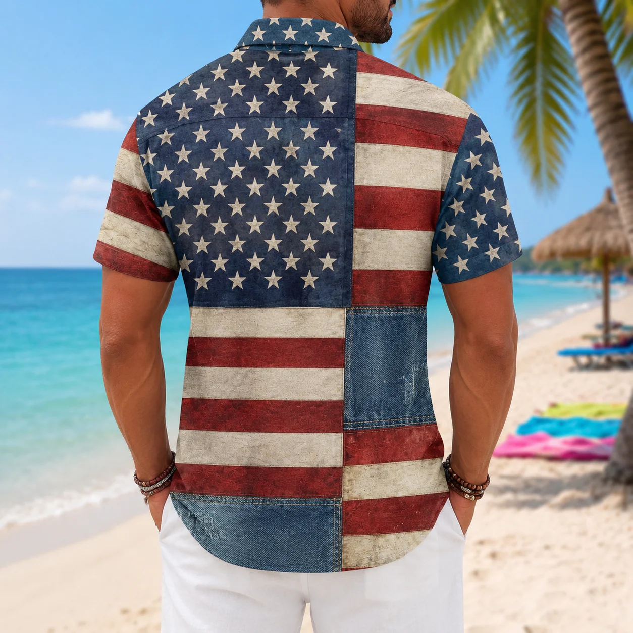 USA 250th Anniversary 1776-2026 American Flag Hawaii Shirt July 4th Outfit CH07 911800 - Image 3