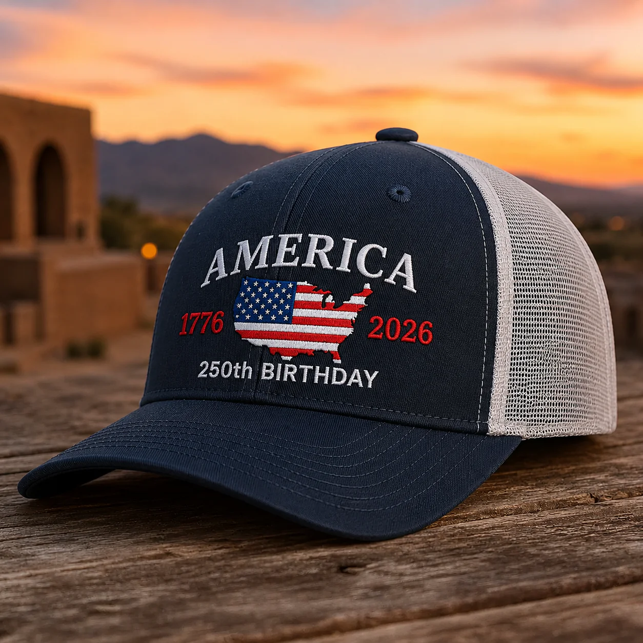 USA 250th Birthday 1776-2026 Trucker Hat CH07 911930 - Image 3