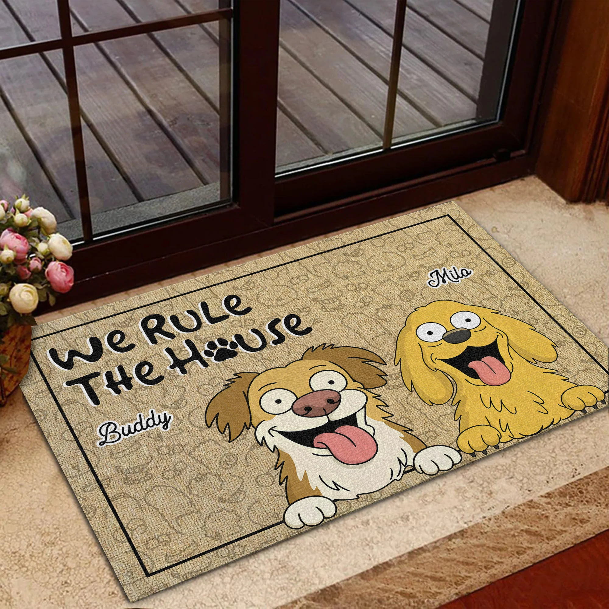 We Rule The House - Personalized Doormat For Dog Lovers, Home Decor Gift CH07 895666 - Image 8