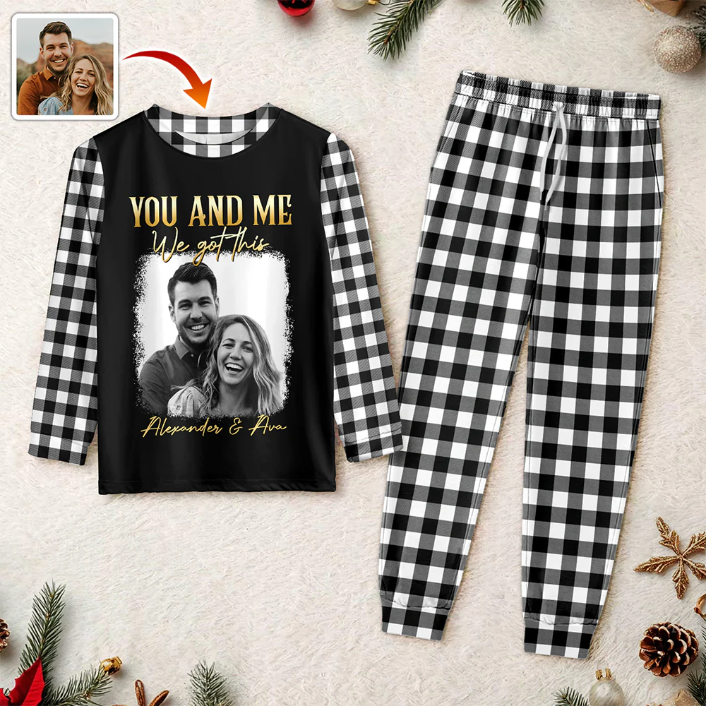 You & Me We Got This Custom Couple Photo Sleepwear Gift For Husband Wife CH07 899058 - Image 2