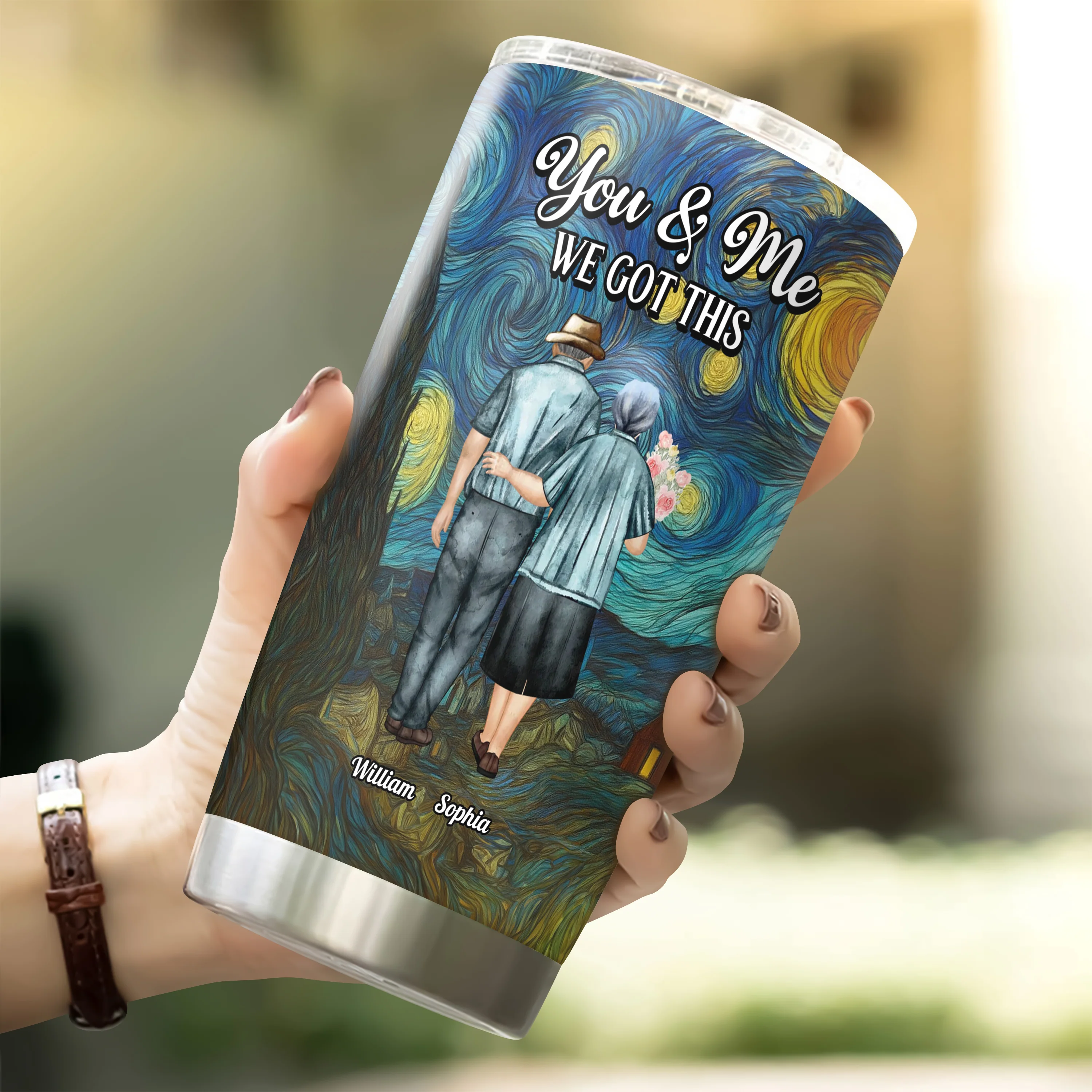 You & Me We Got This Starry Night Personalized Fat Tumbler Anniversary Gifts For Couple CH07 896528 - Image 3