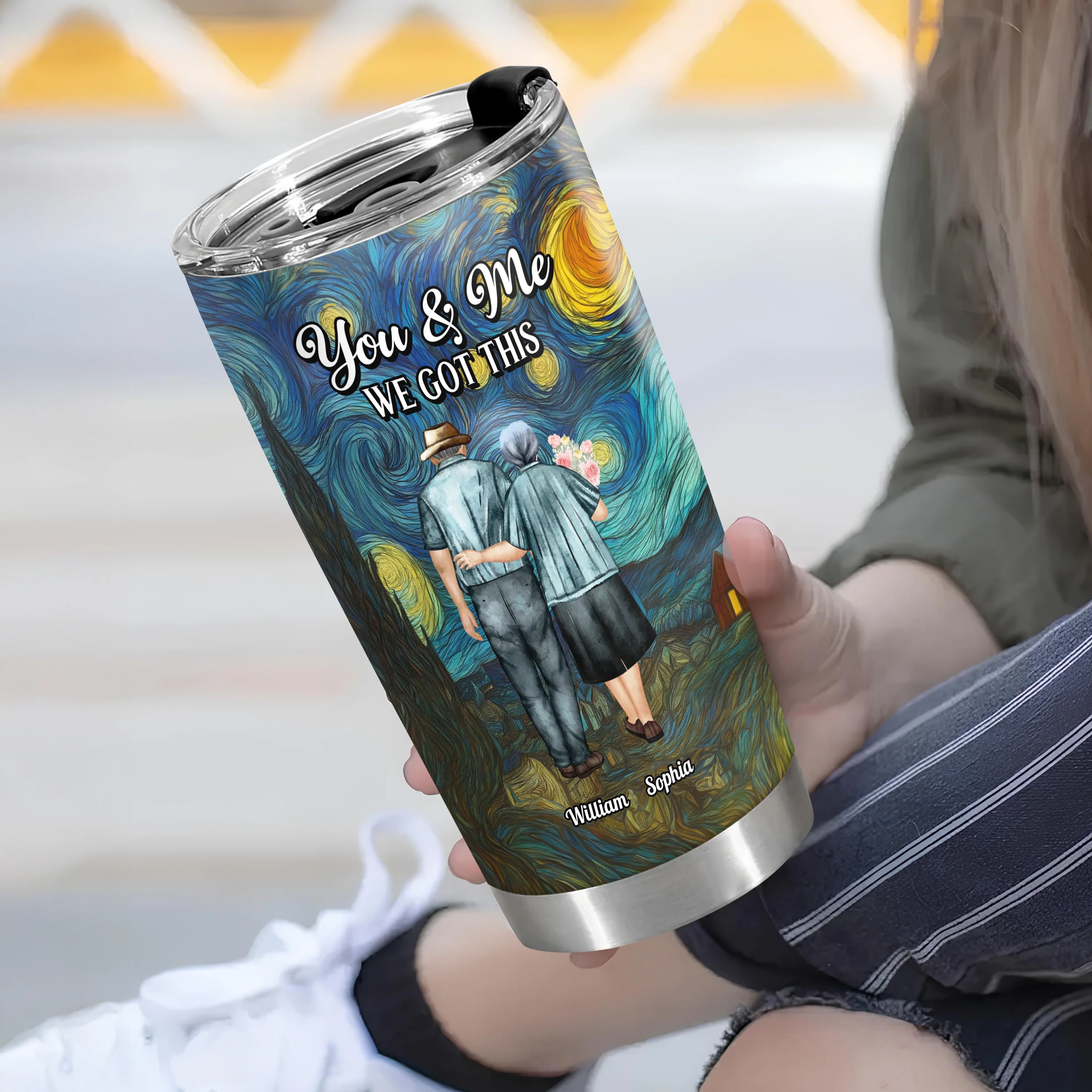 You & Me We Got This Starry Night Personalized Fat Tumbler Anniversary Gifts For Couple CH07 896528 - Image 4