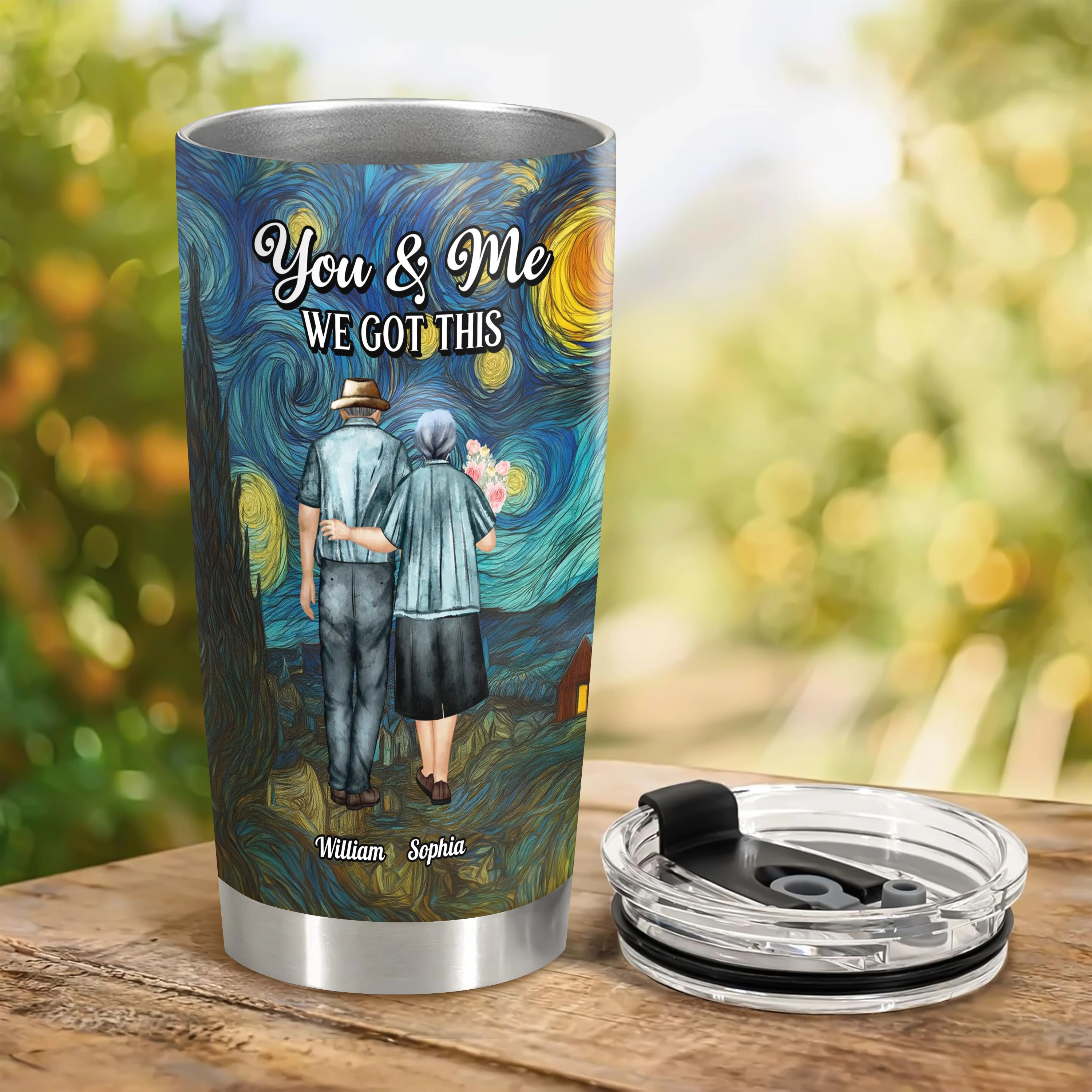 You & Me We Got This Starry Night Personalized Fat Tumbler Anniversary Gifts For Couple CH07 896528 - Image 6