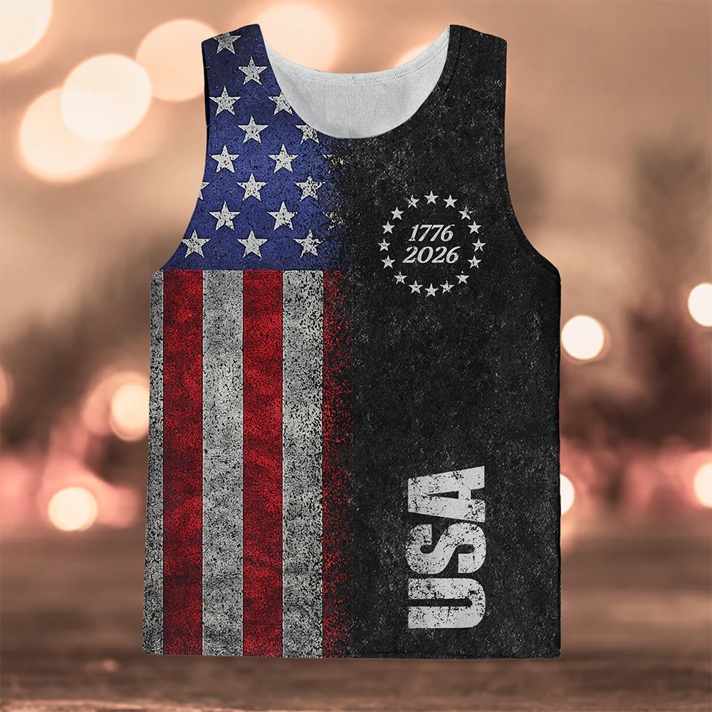 1776-2026 USA Flag TankTop HA75 920996 - Image 3