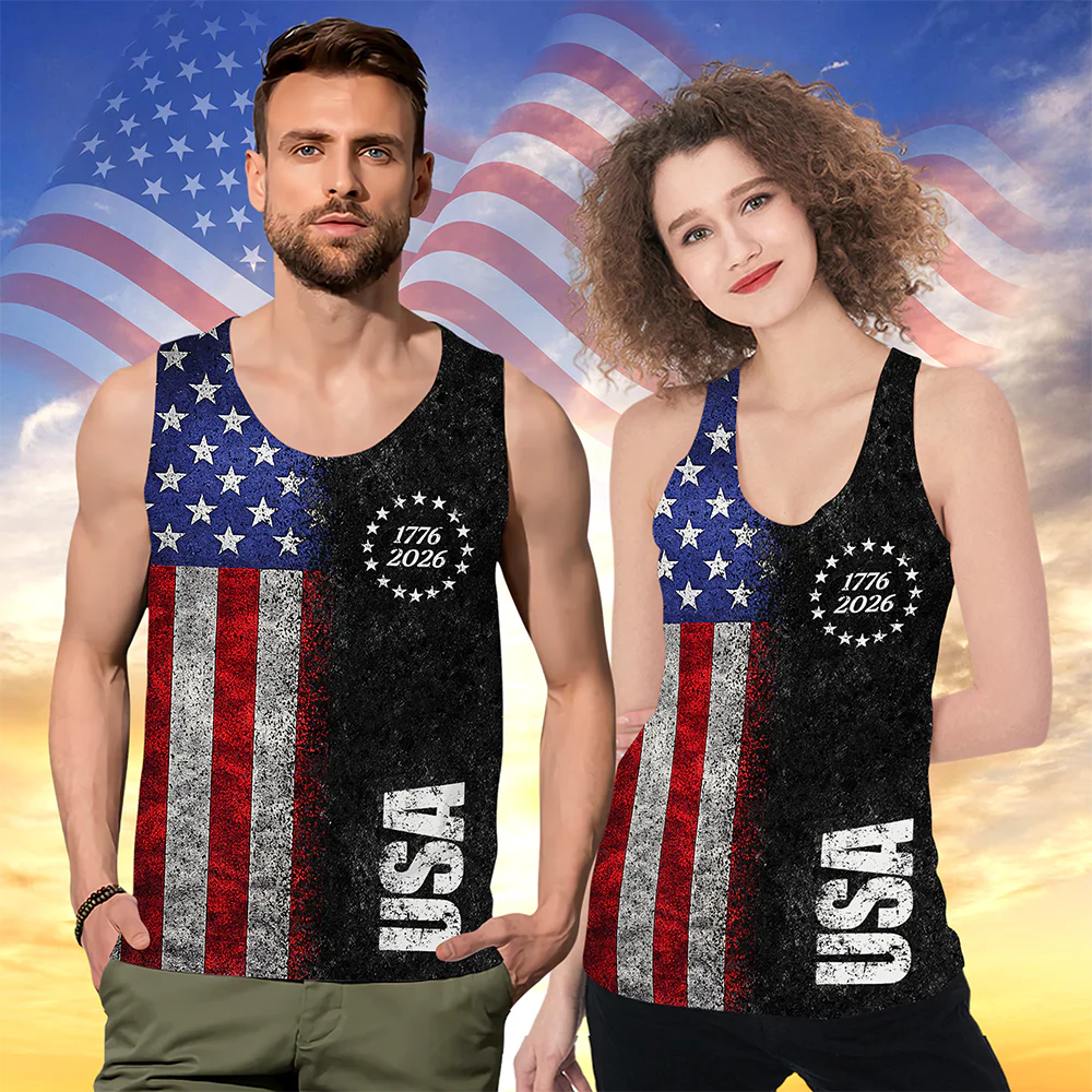 1776-2026 USA Flag TankTop HA75 920996 - Image 4