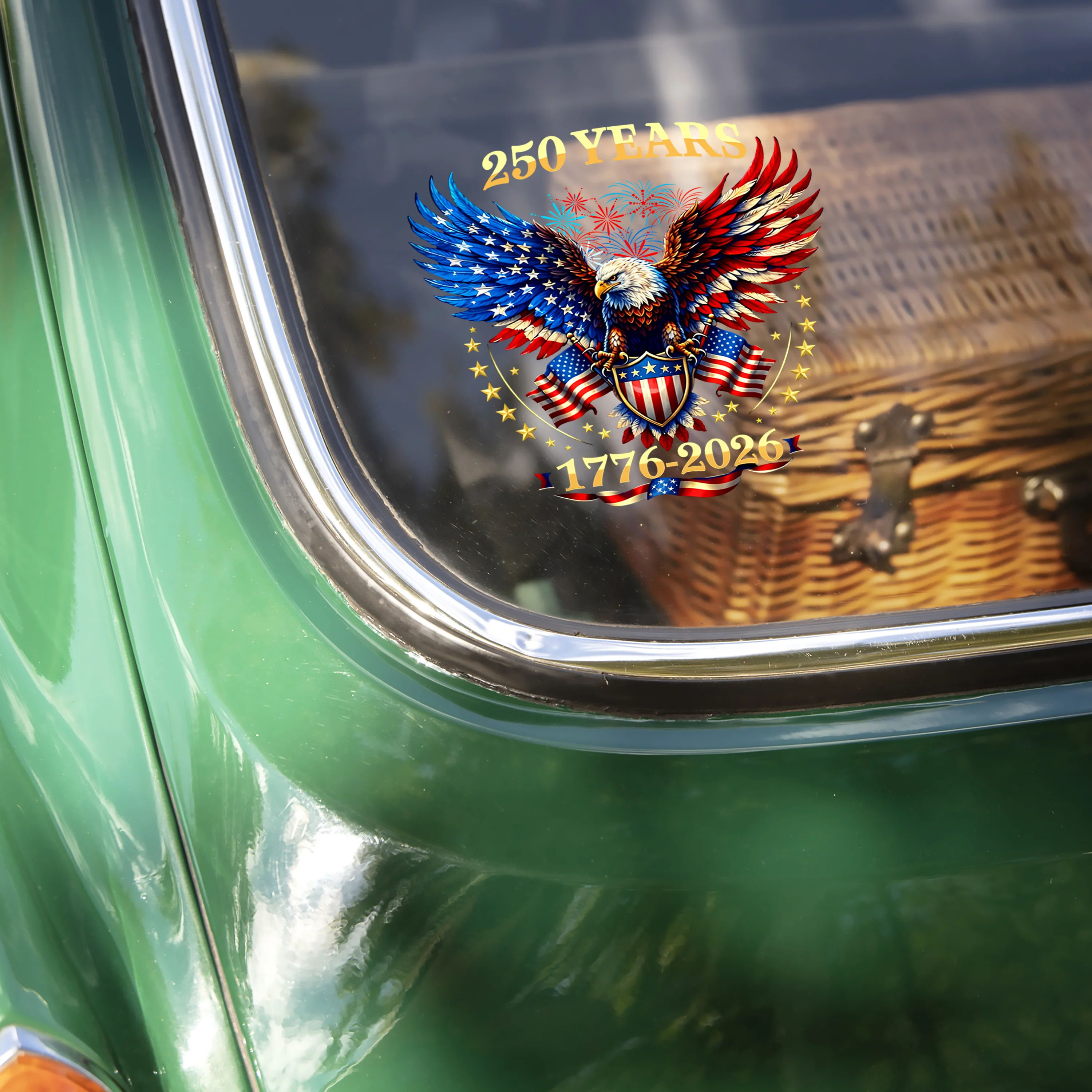 250 Years American 1776-2026 Car Window Decal Sticker HA75 920178 - Image 2