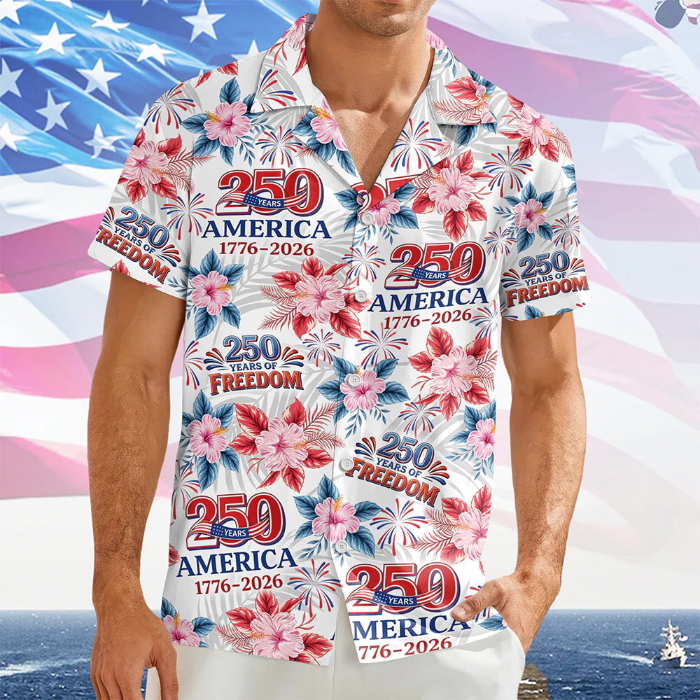 250 Years Of America 1776-2026 Hawaiian Shirt CH07 911060 - Image 7