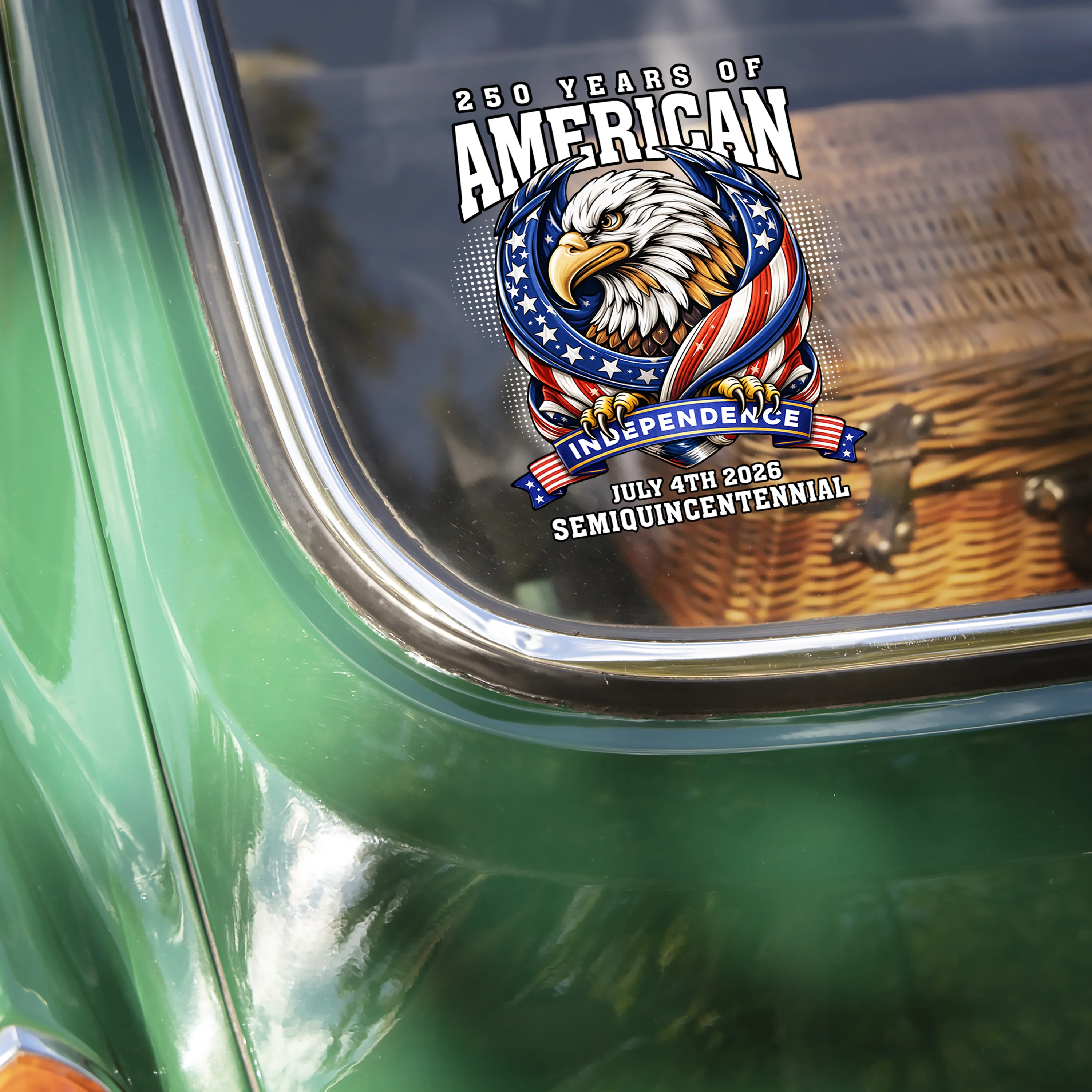 250 Years Of American Anniversary Car Window Decal Sticker TH10 898407 - Image 2
