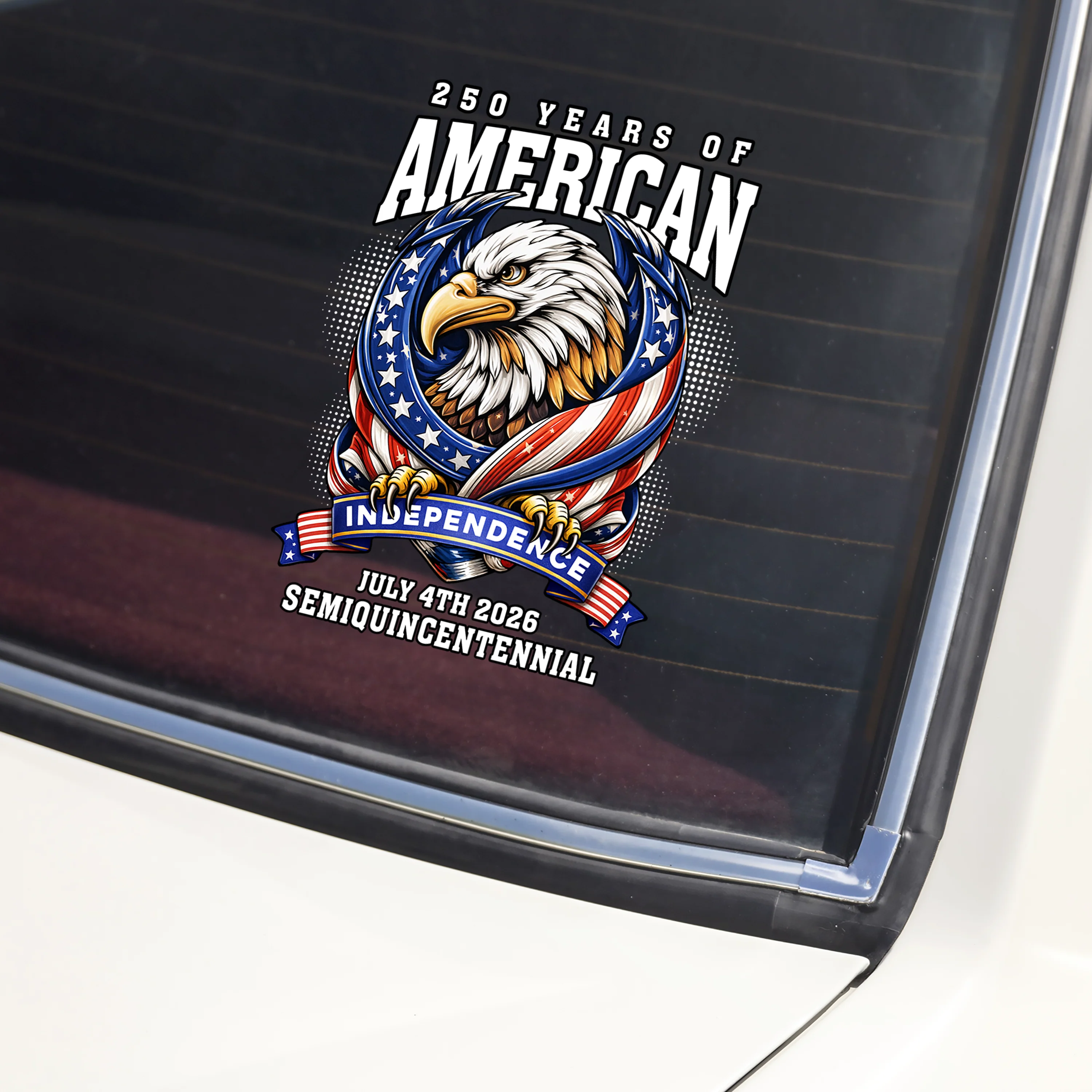 250 Years Of American Anniversary Car Window Decal Sticker TH10 898407 - Image 3