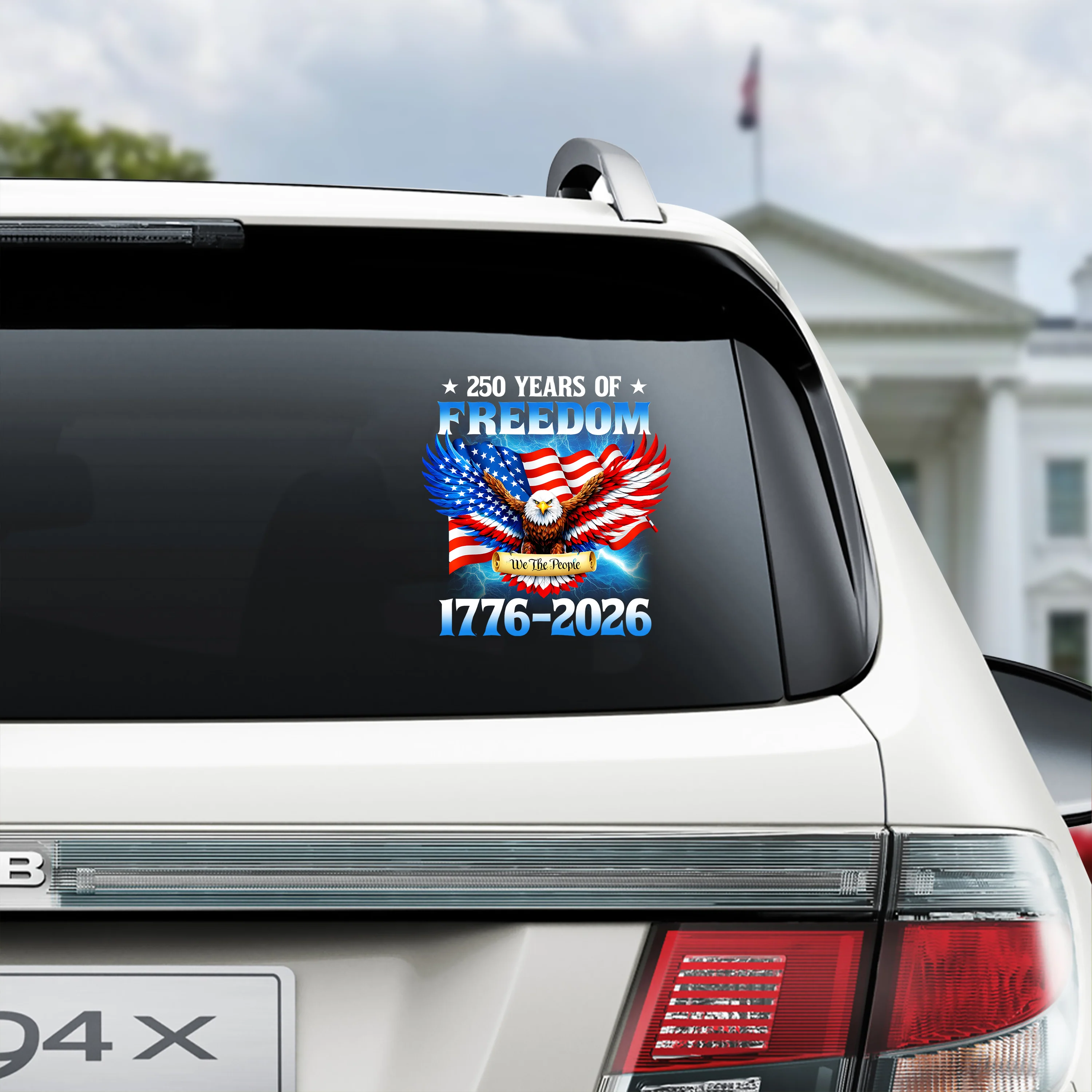 250 Years Of Freedom American 1776 2026 Car Window Decal Sticker HA75 920174 - Image 3