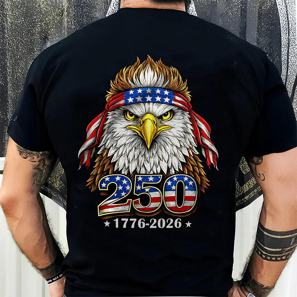 250 Years Of Independence America 250th Years Anniversary Birthday Back Shirt CH07 910490 - Image 2