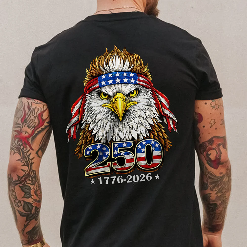 250 Years Of Independence America 250th Years Anniversary Birthday Back Shirt CH07 910490 - Image 5