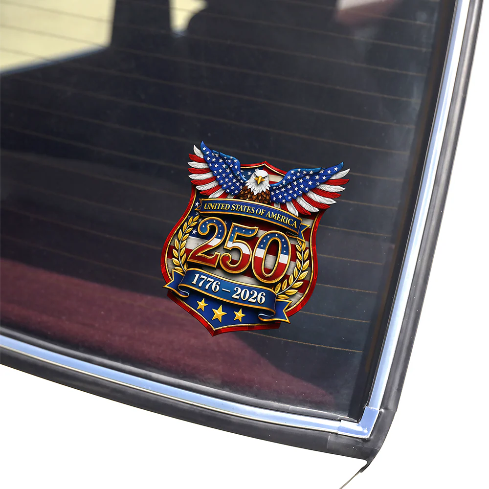 250th Anniversary of USA Car Window Decal Sticker CH07 911086 - Image 3