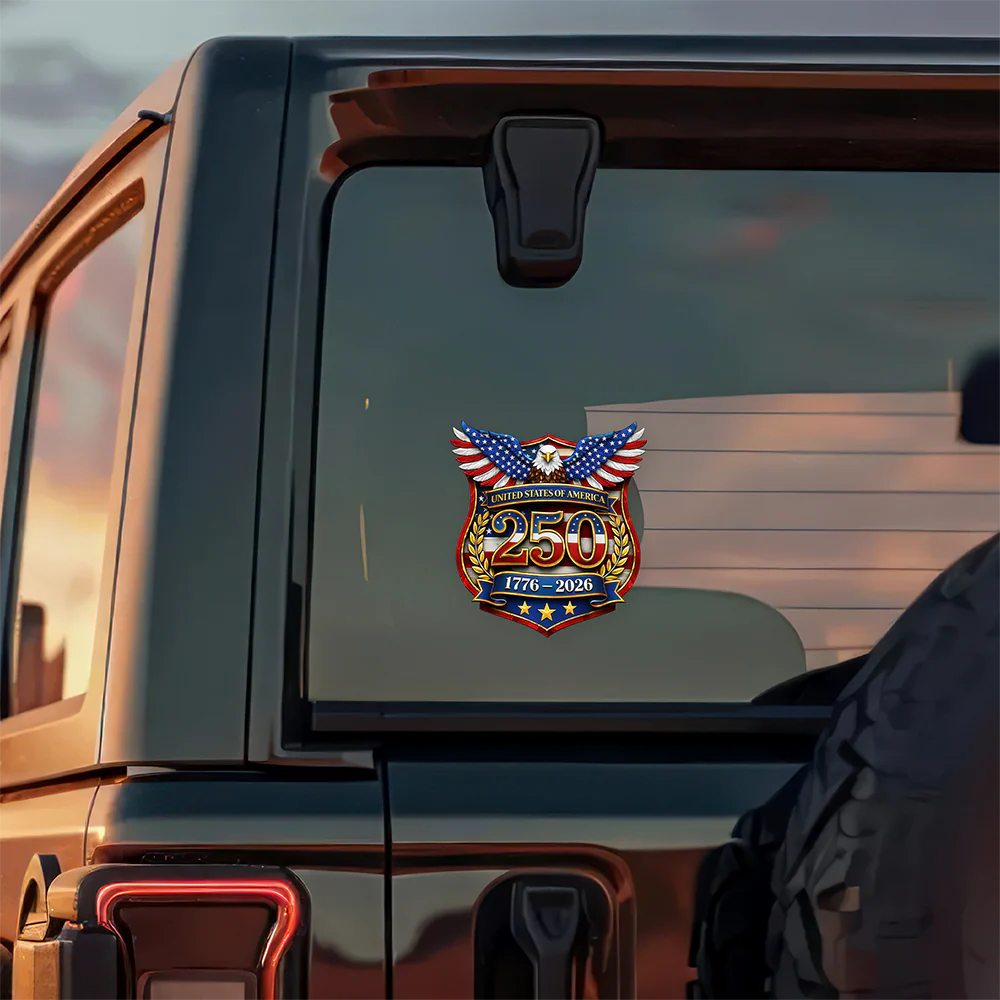250th Anniversary of USA Car Window Decal Sticker CH07 911086 - Image 5