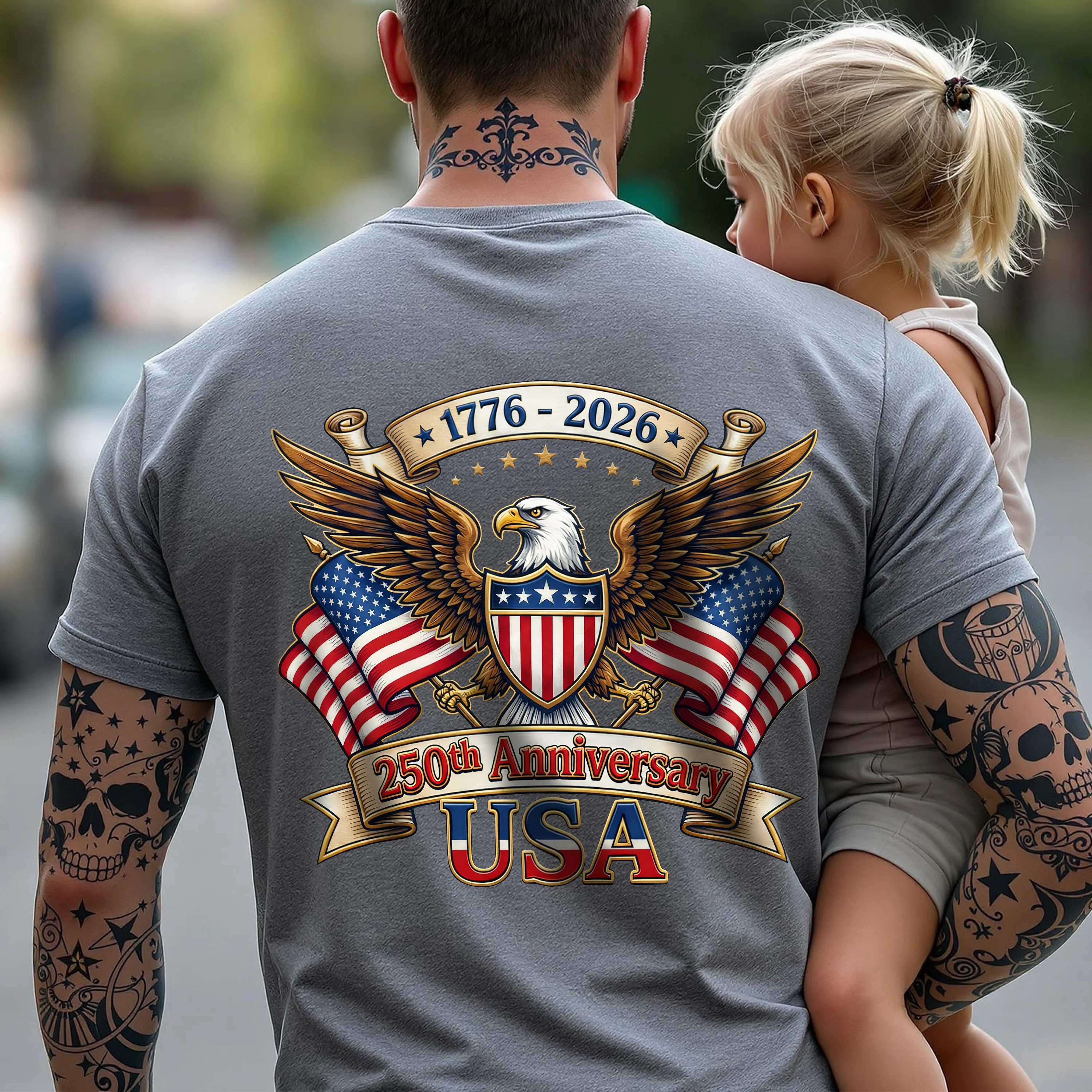 250th Anniversary USA 1776-2026 Back Shirt CH07 911066 - Image 6