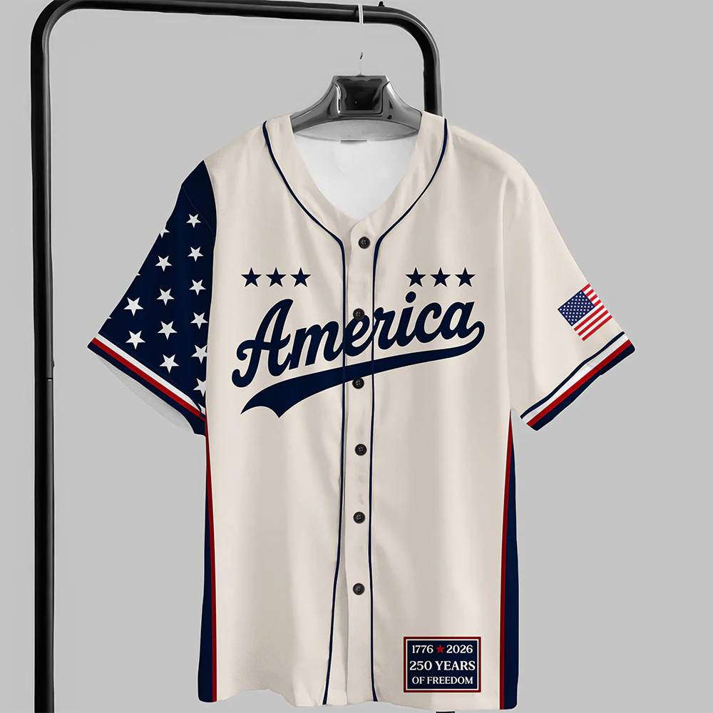 America 1776-2026 250 Years Of Freedom Jersey Shirt TH10 170171 - Image 5
