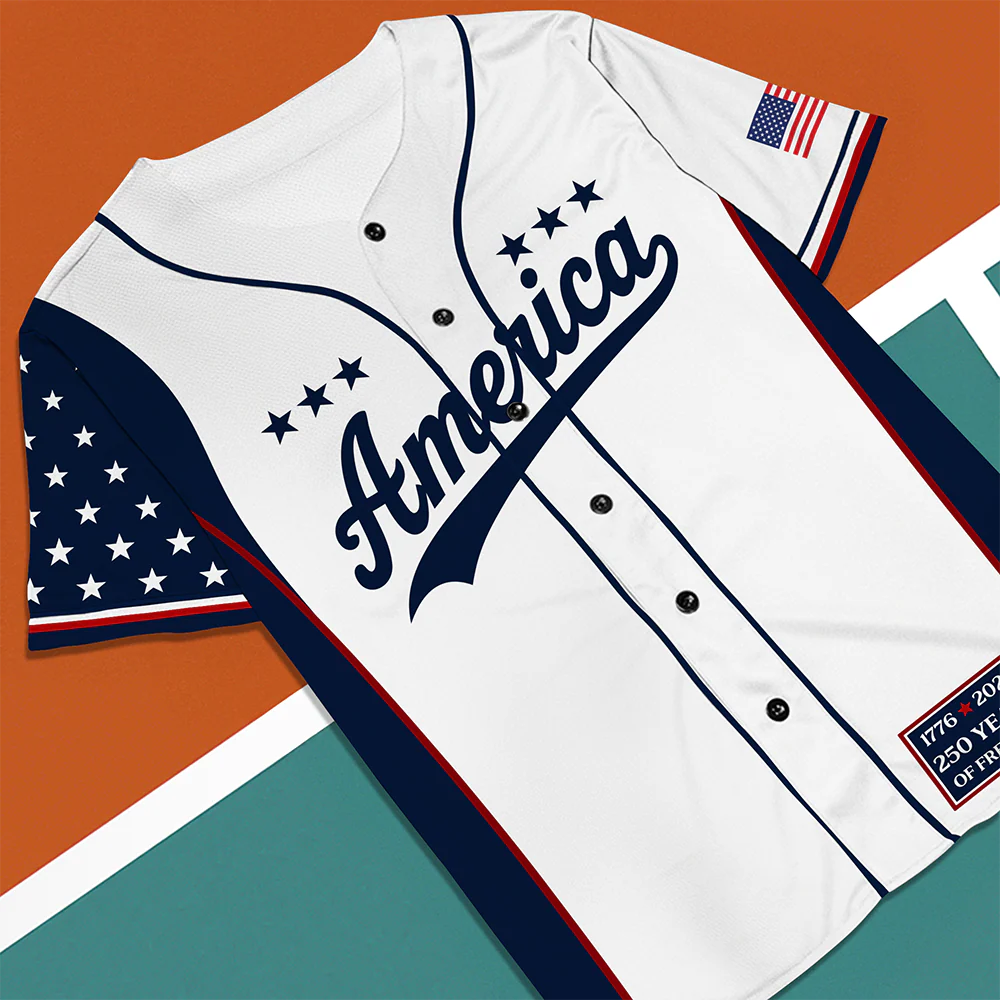 America 1776-2026 250 Years Of Freedom Jersey Shirt TH10 170171 - Image 6