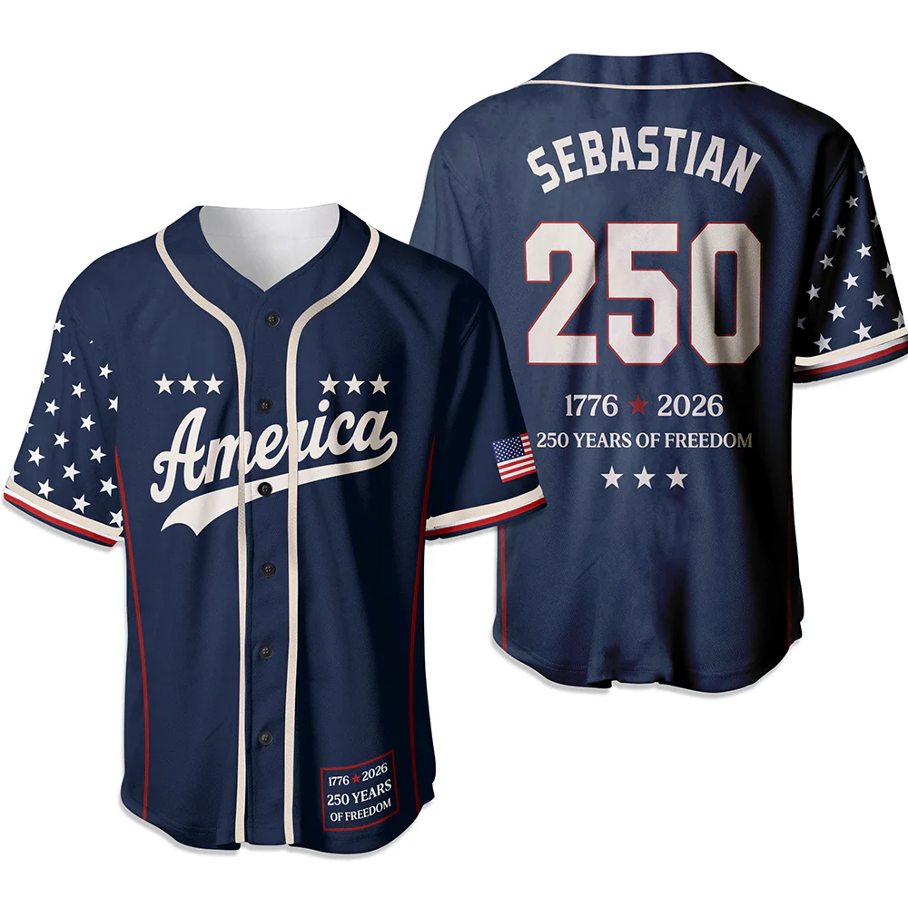 America 1776-2026 250 Years Of Freedom Jersey Shirt TH10 170171 - Image 7