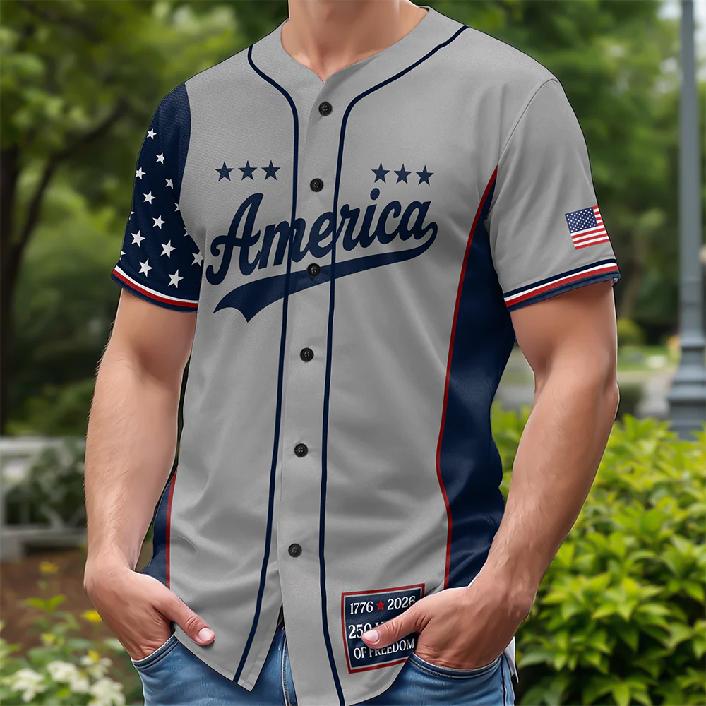 America 1776-2026 250 Years Of Freedom Jersey Shirt TH10 170171 - Image 8