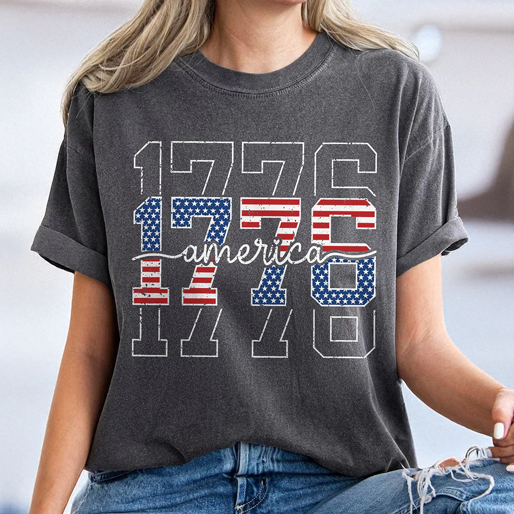 America 1776 Flag Anniversary Comfort Shirt TH10 170183 - Image 2