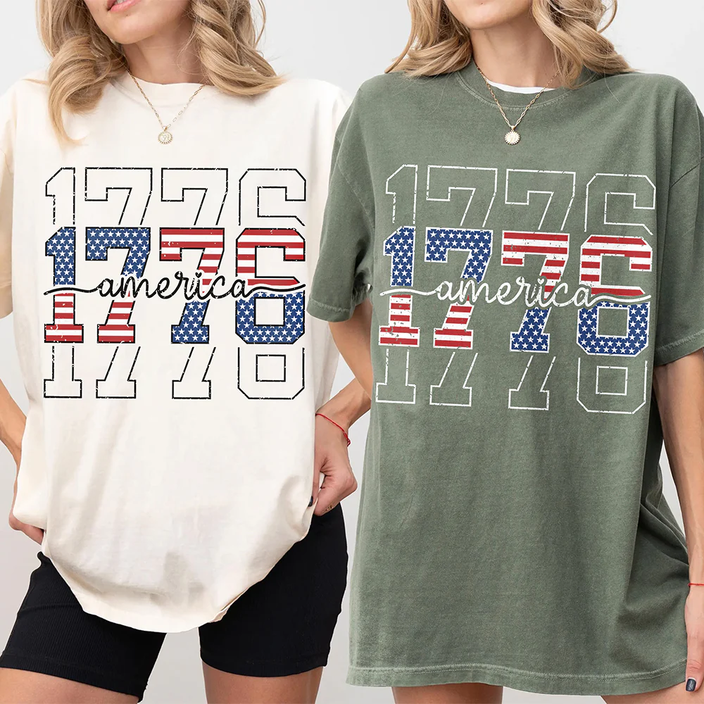 America 1776 Flag Anniversary Comfort Shirt TH10 170183 - Image 6