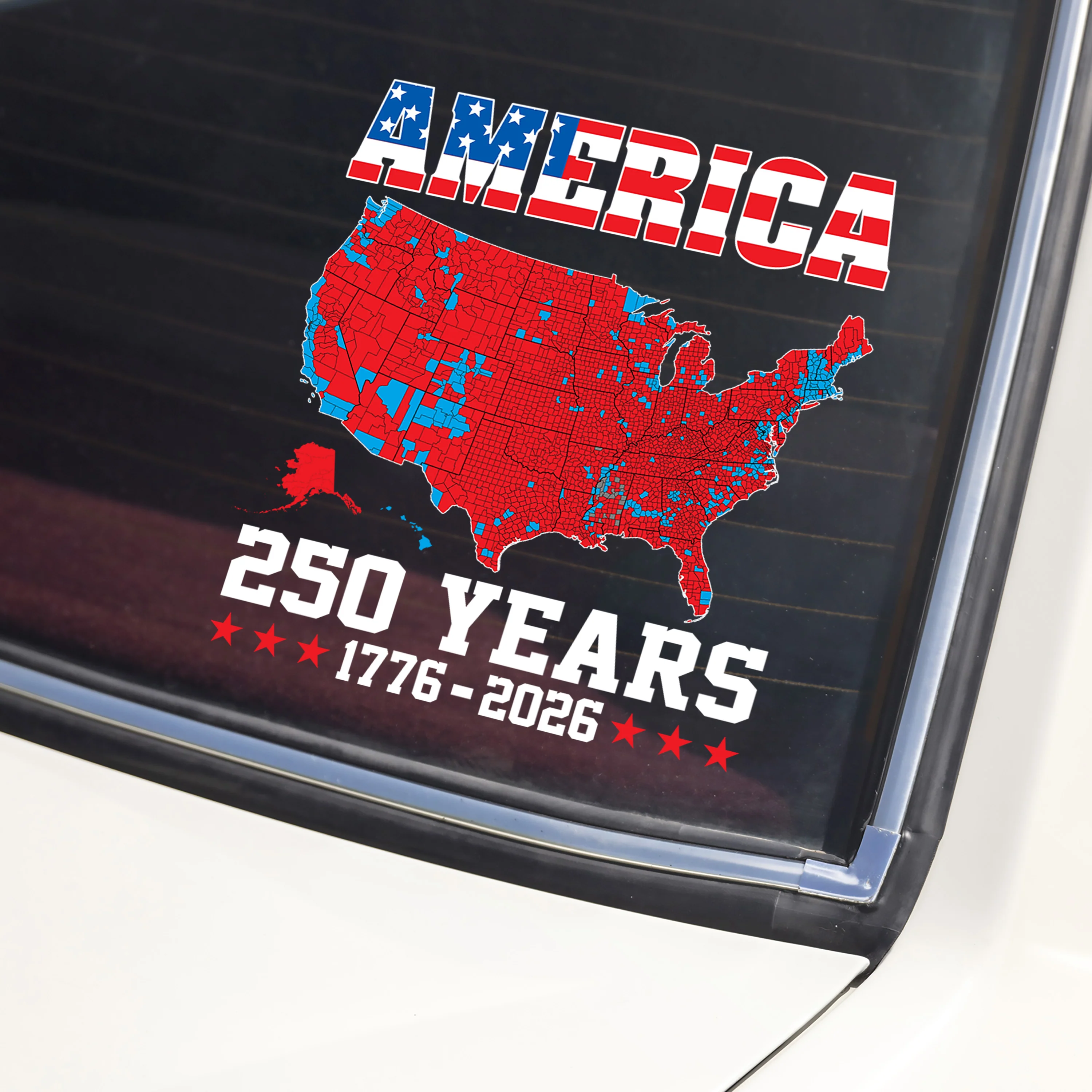 America 1776 - 2026 Car Window Decal Sticker TH10 898517 - Image 5