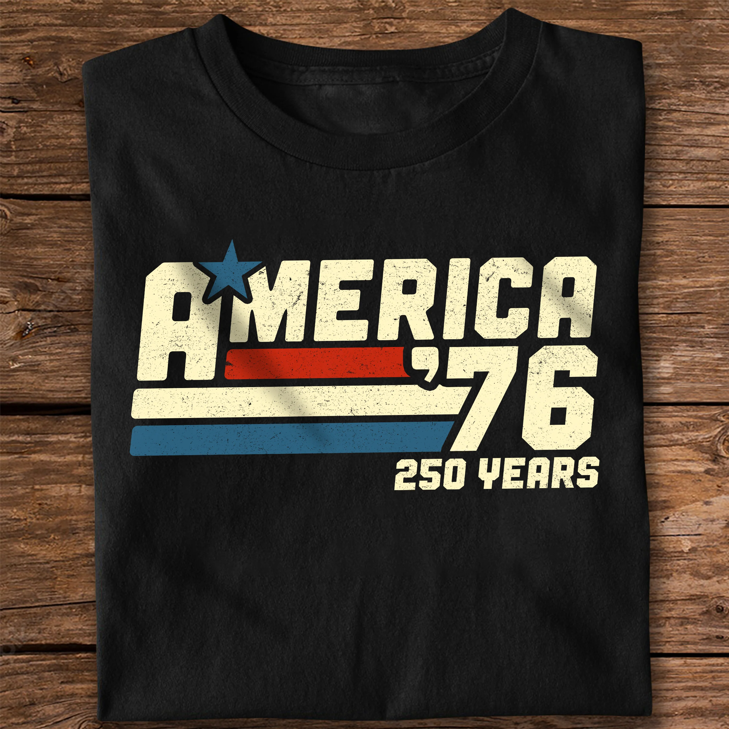 America 76 250 Years Retro Vintage 1776 2026 Patriotic 4th July Dark Shirt HA75 921546 - Image 4