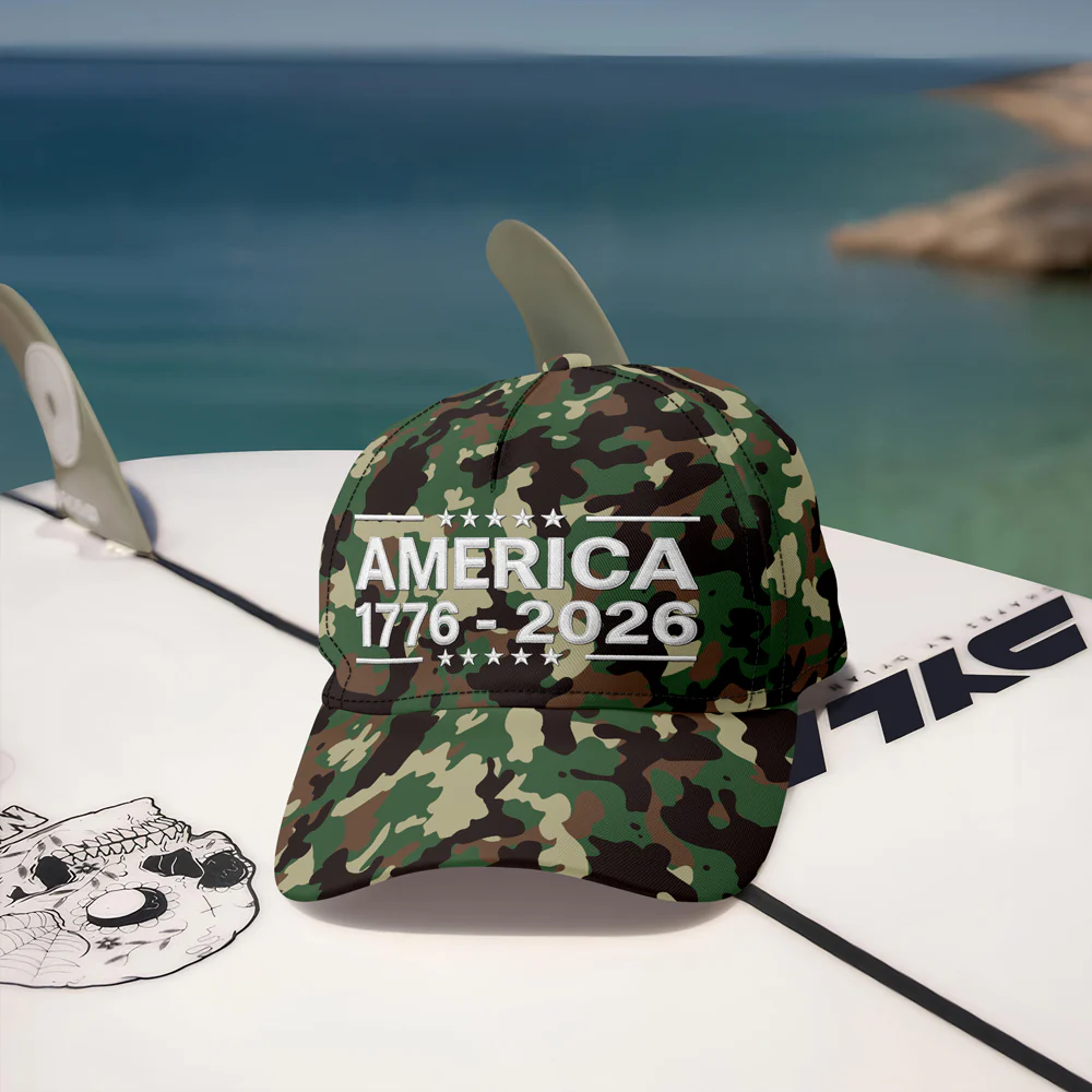 American 1776-2026 250 Years Anniversary AOP Cap TH10 169419 - Image 4