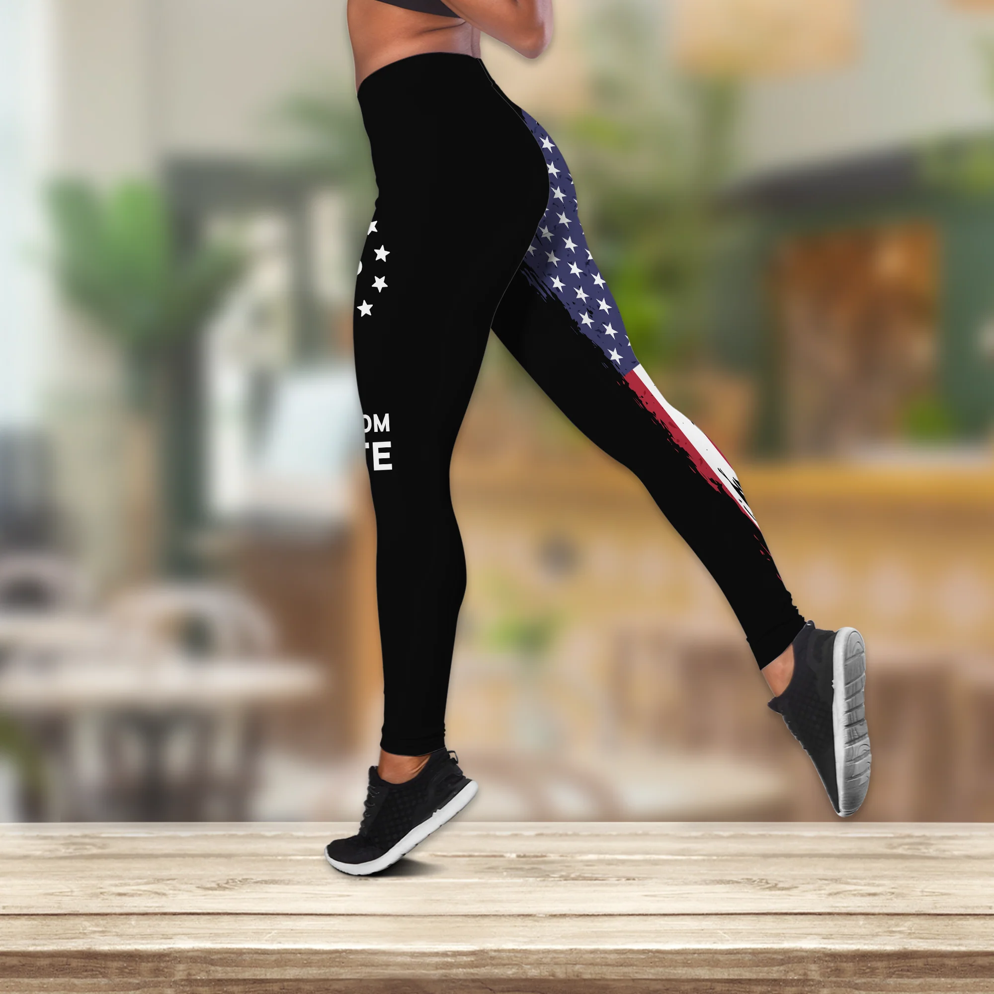 American Flag 1776 Freedom State Leggings HO82 902218 - Image 4