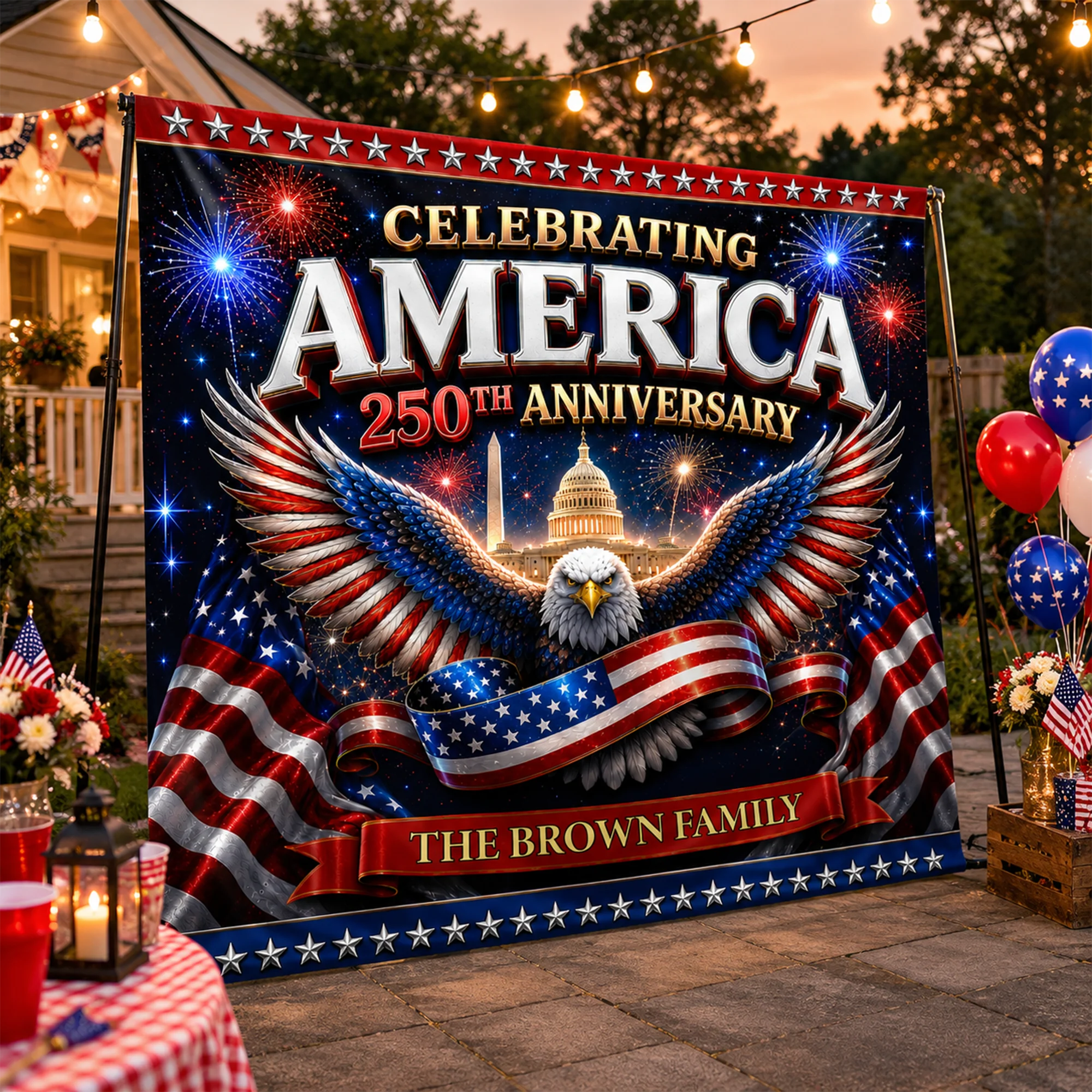 Celebrating USA 250Th Anniversary - Personalized Backdrop CH07 911734 - Image 4