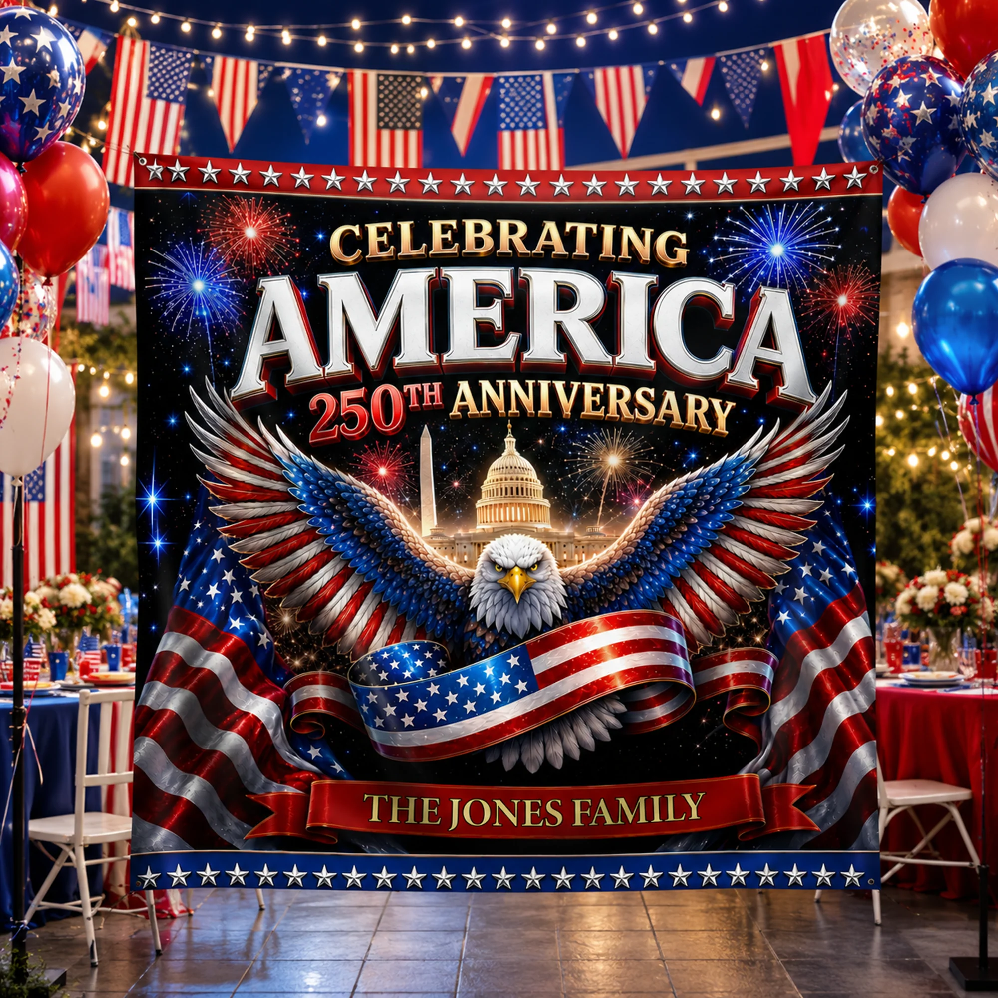 Celebrating USA 250Th Anniversary - Personalized Backdrop CH07 911734 - Image 5