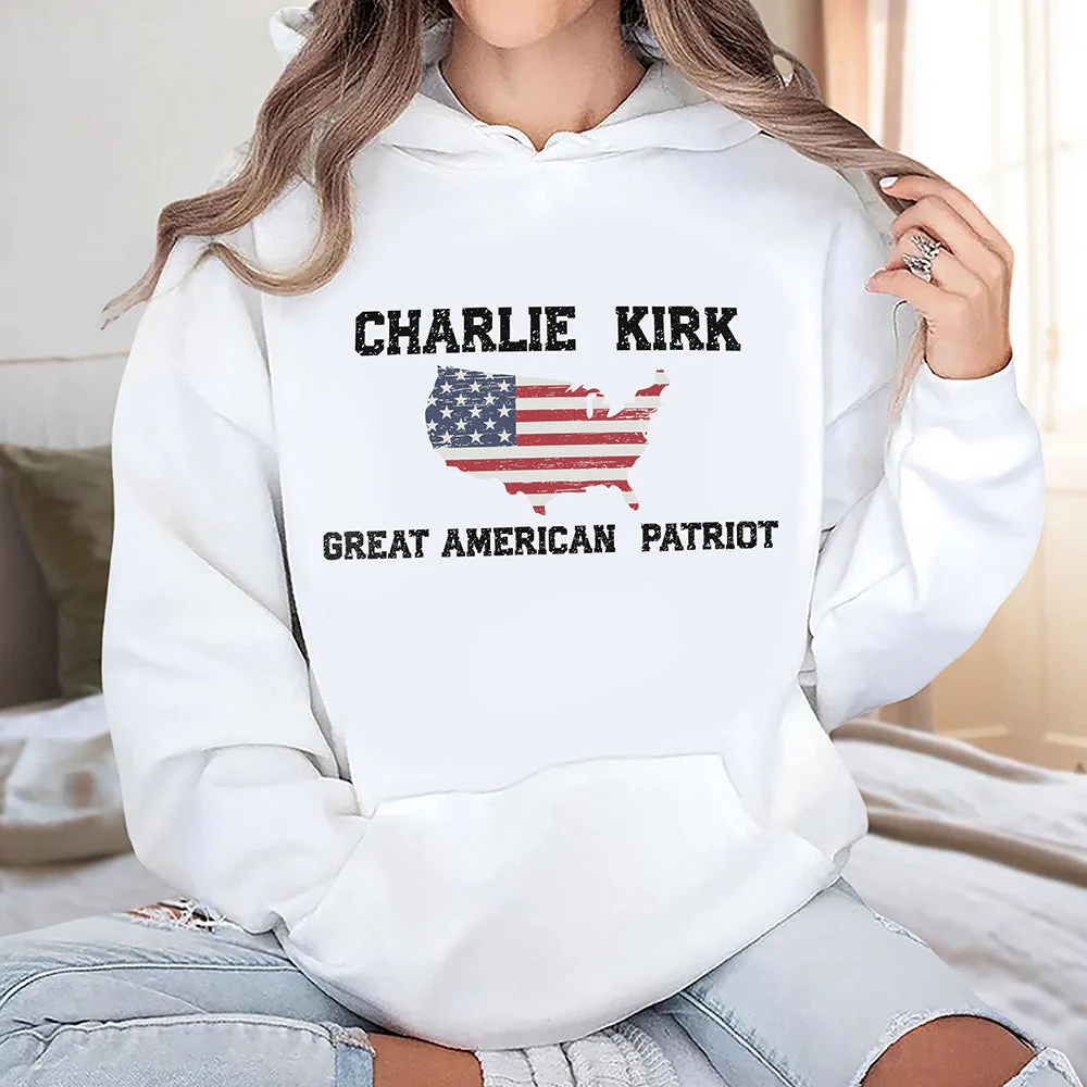 Charlie Kirk Great American Patriot Bright Shirt HA75 64426 - Image 4
