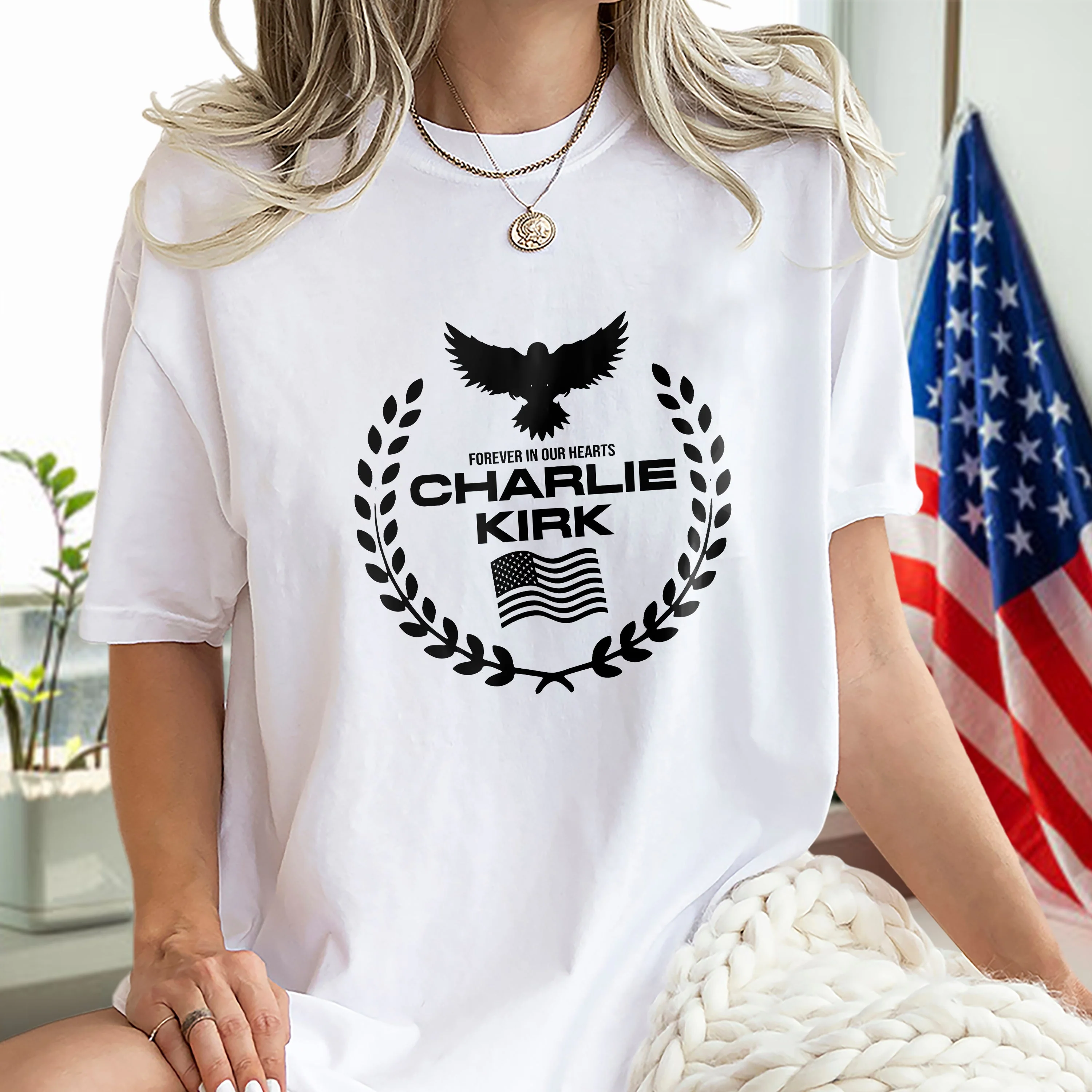 Charlie Kirk Memorial Bright Shirt LM32 65529 - Image 2