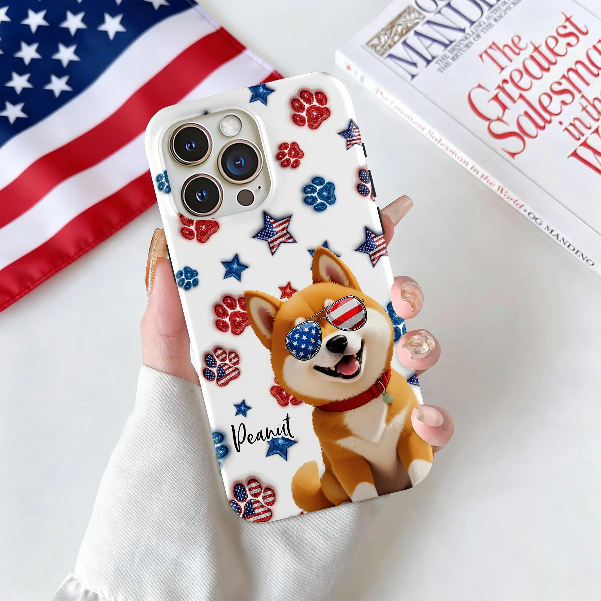Custom 3D Dog US Flag Personalized Phone Case HA75 920320 - Image 10