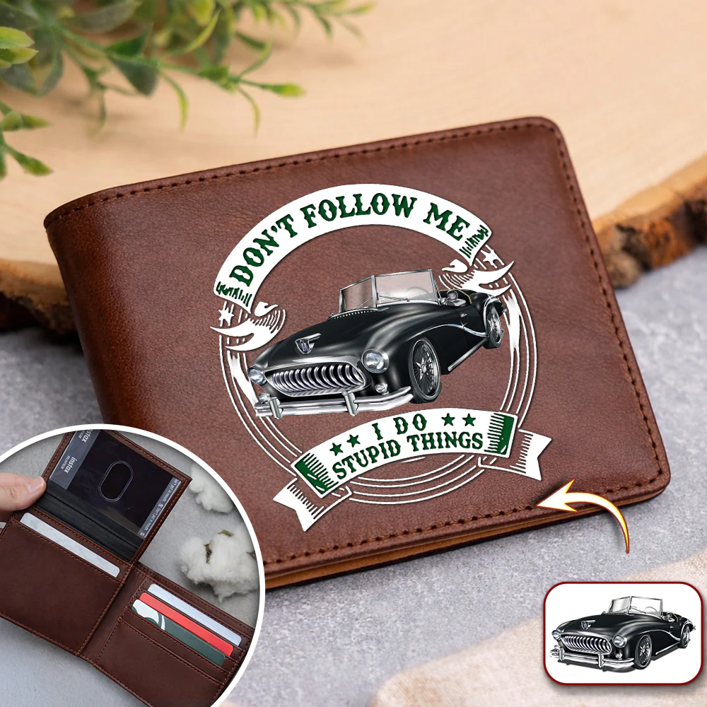 Custom Car Photo This Is How I Roll Printed Leather Wallet CH07 910394 - Image 3