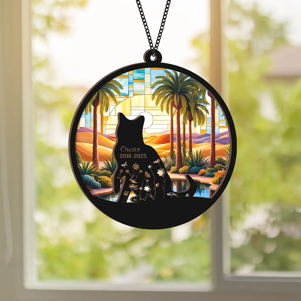 Custom Cat Memorial Suncatcher For Cat Lovers TH10 894309 - Image 5
