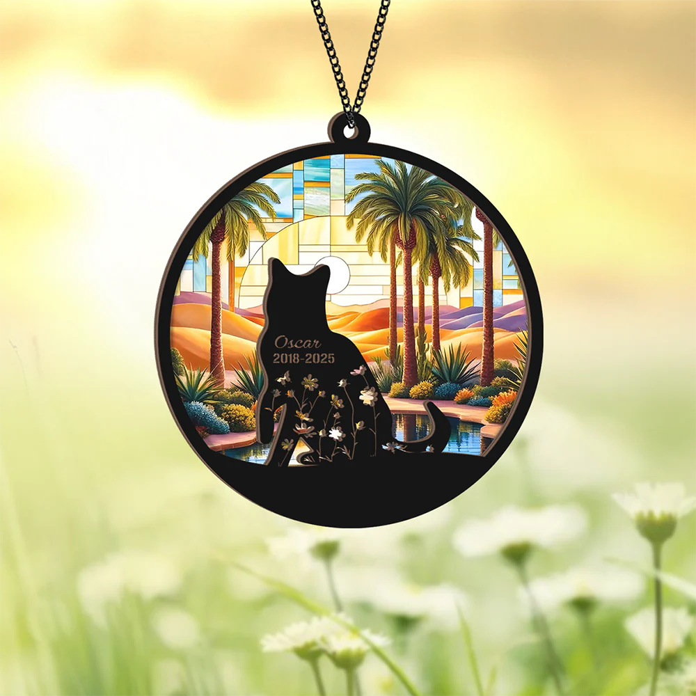 Custom Cat Memorial Suncatcher For Cat Lovers TH10 894309 - Image 6