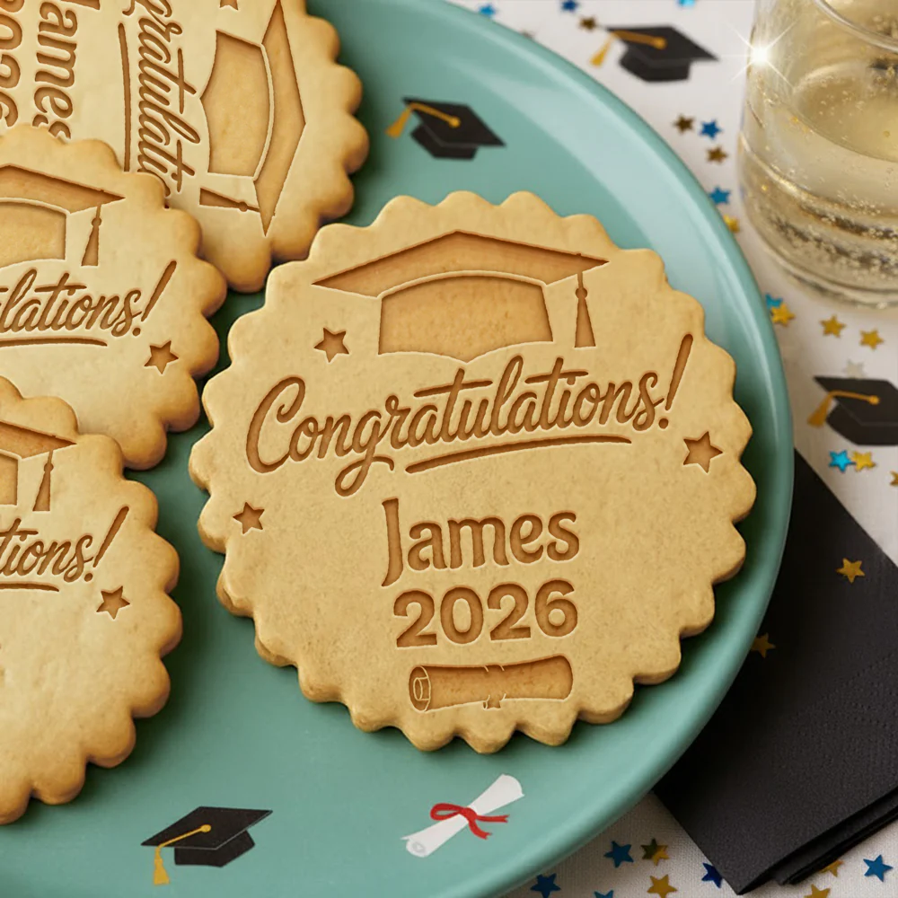 Custom Congratulations Graduation 2026 Cookie Stamp CH07 911120 - Image 3
