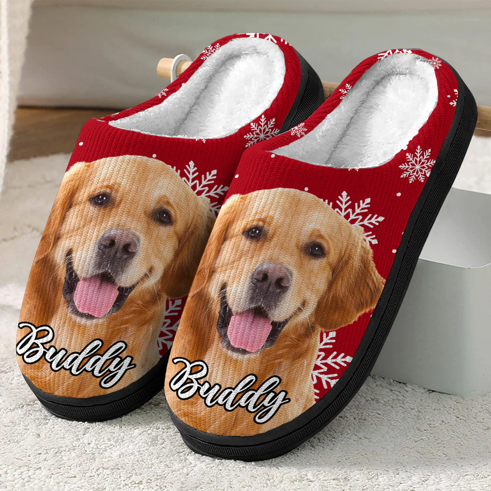 Custom Cute Dog Photo Slipper Gift For Dog Lovers CH07 896340 - Image 5
