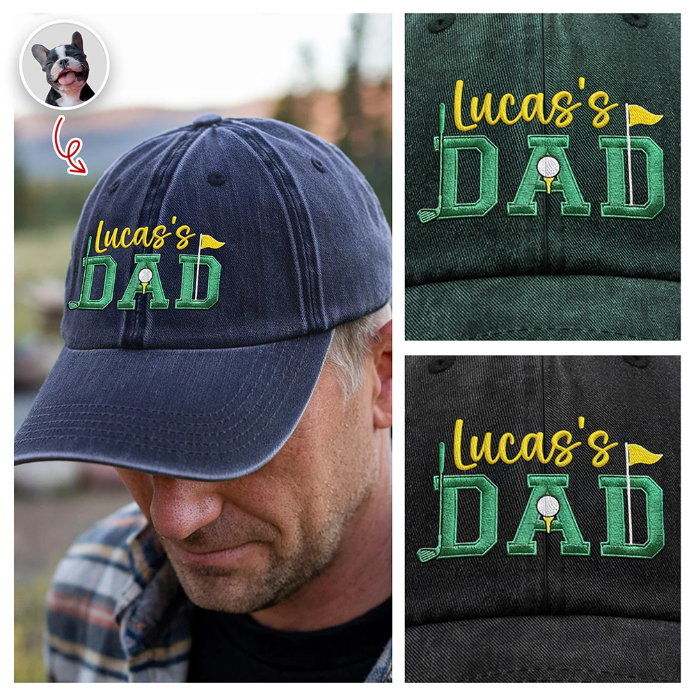 Custom Dad Golf Hat – Embroidered Baseball Cap Gift for Father HO82 902322 - Image 5