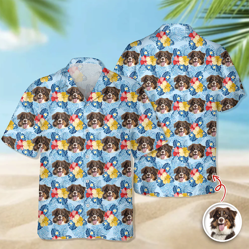 Custom Dog Cat Face Hawaii Shirt Personalized Cat Aloha Shirt HA75 921116 - Image 6