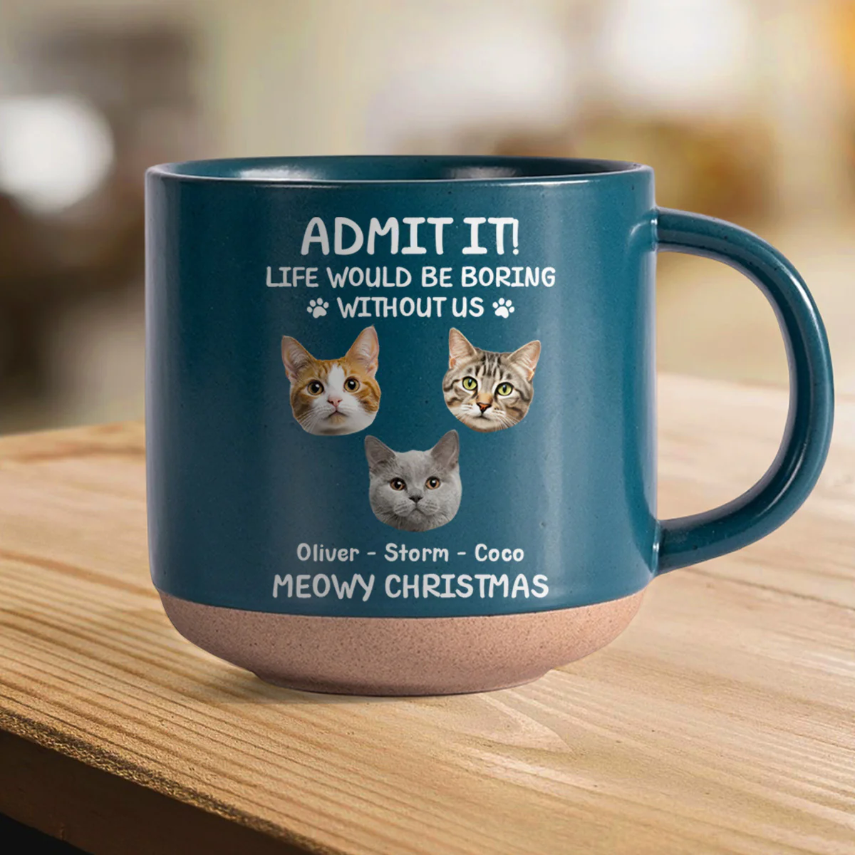 Custom Dog Cat Photo Life Would Be Boring Without Me Pottery Mug TH10 894817 - Image 9