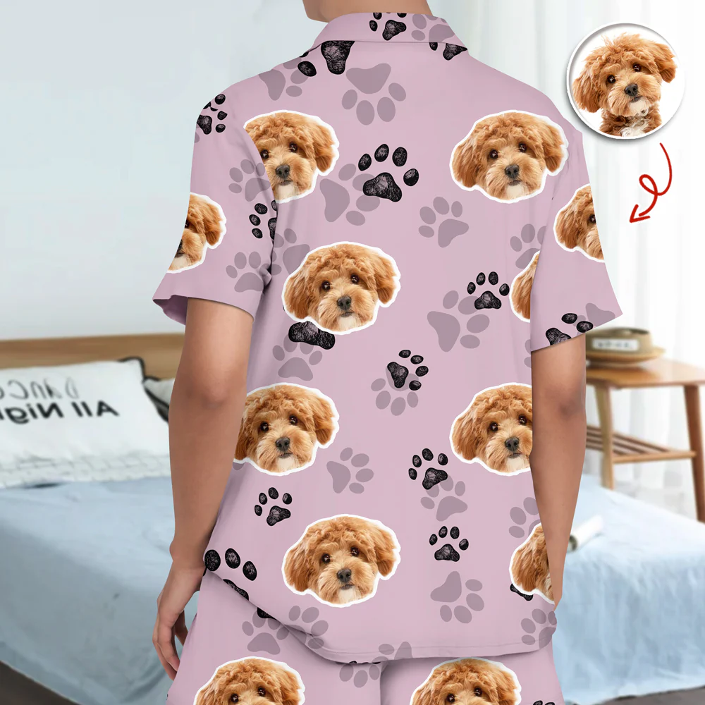Custom Dog Face Photo Short Pajamas Gift For Dog Lovers CH07 910348 - Image 8