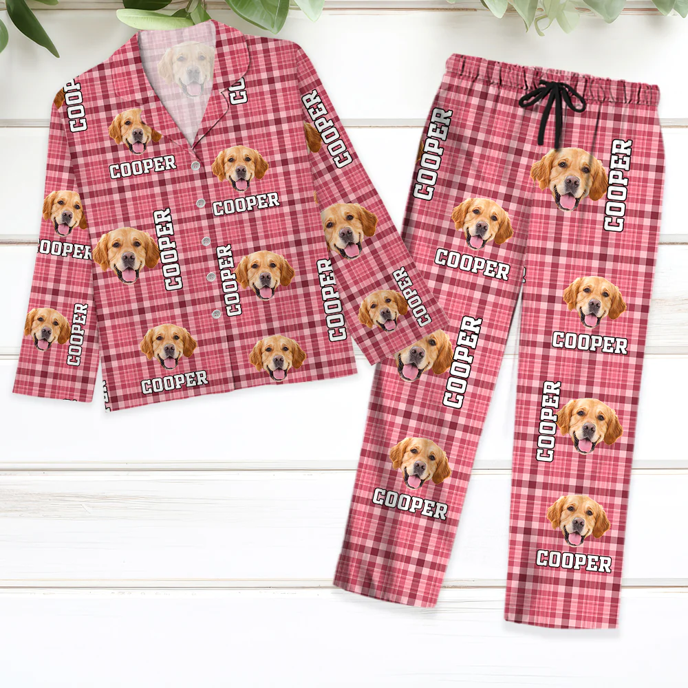 Custom Dog Photo Fluffy Pajamas Gift for Dog Lovers CH07 896268 - Image 13
