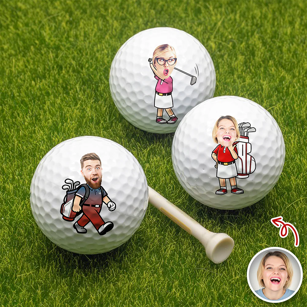 Custom Face Golf Ball Perfect Gift for Golf Lovers HA75 898640 - Image 5
