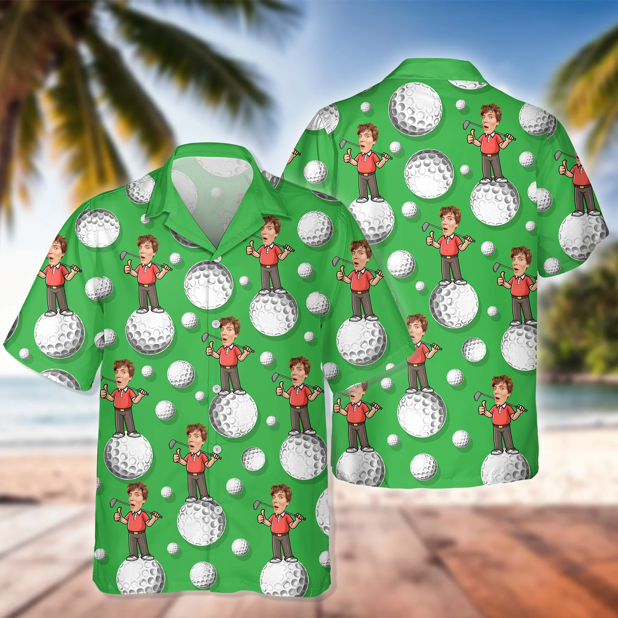 Custom Face Golf Hawaii Shirt Gift For Golf Lovers HA75 898680 - Image 6