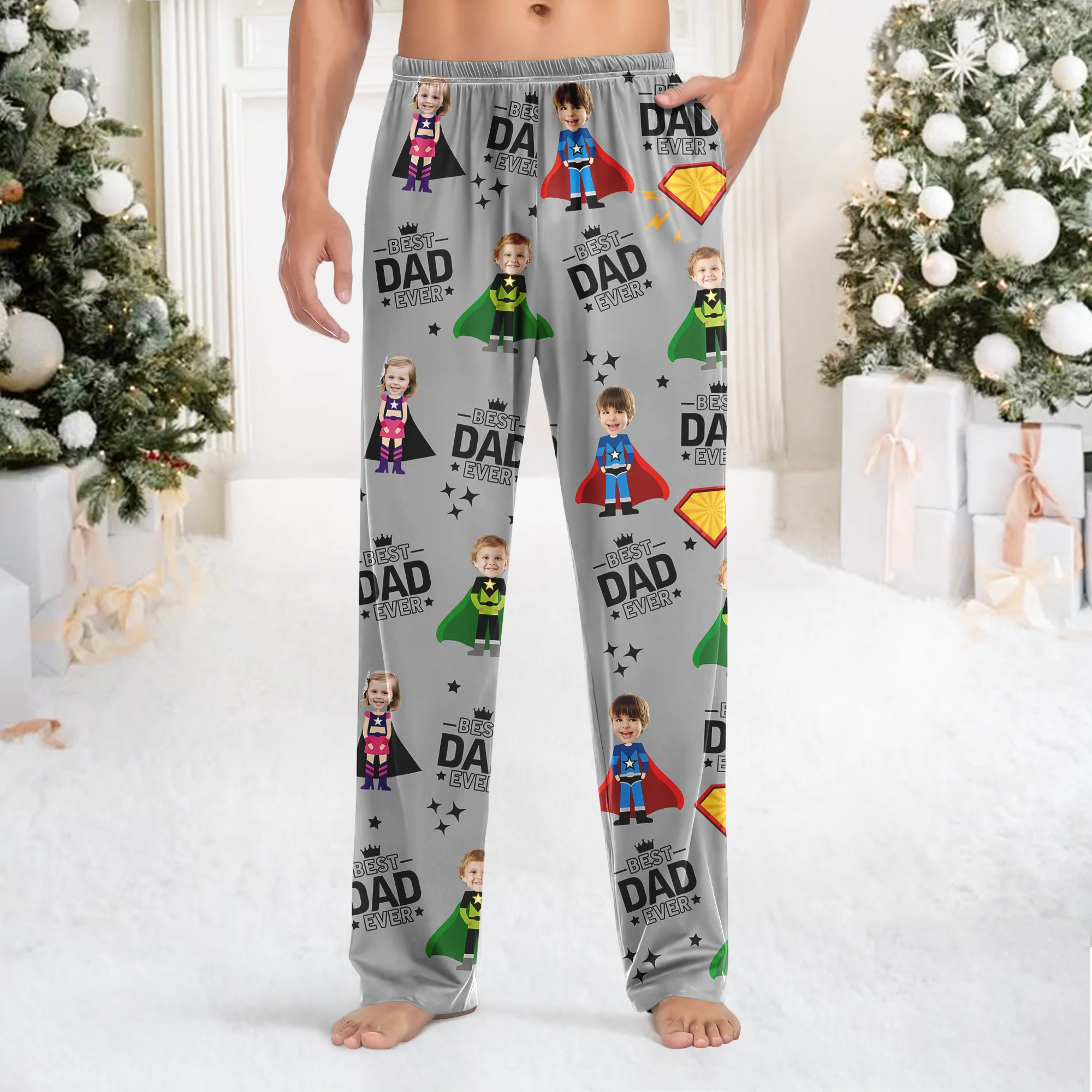 Custom Face Kid Best Mom Ever, Best Dad Ever Sweatpants HA75 897010 - Image 9
